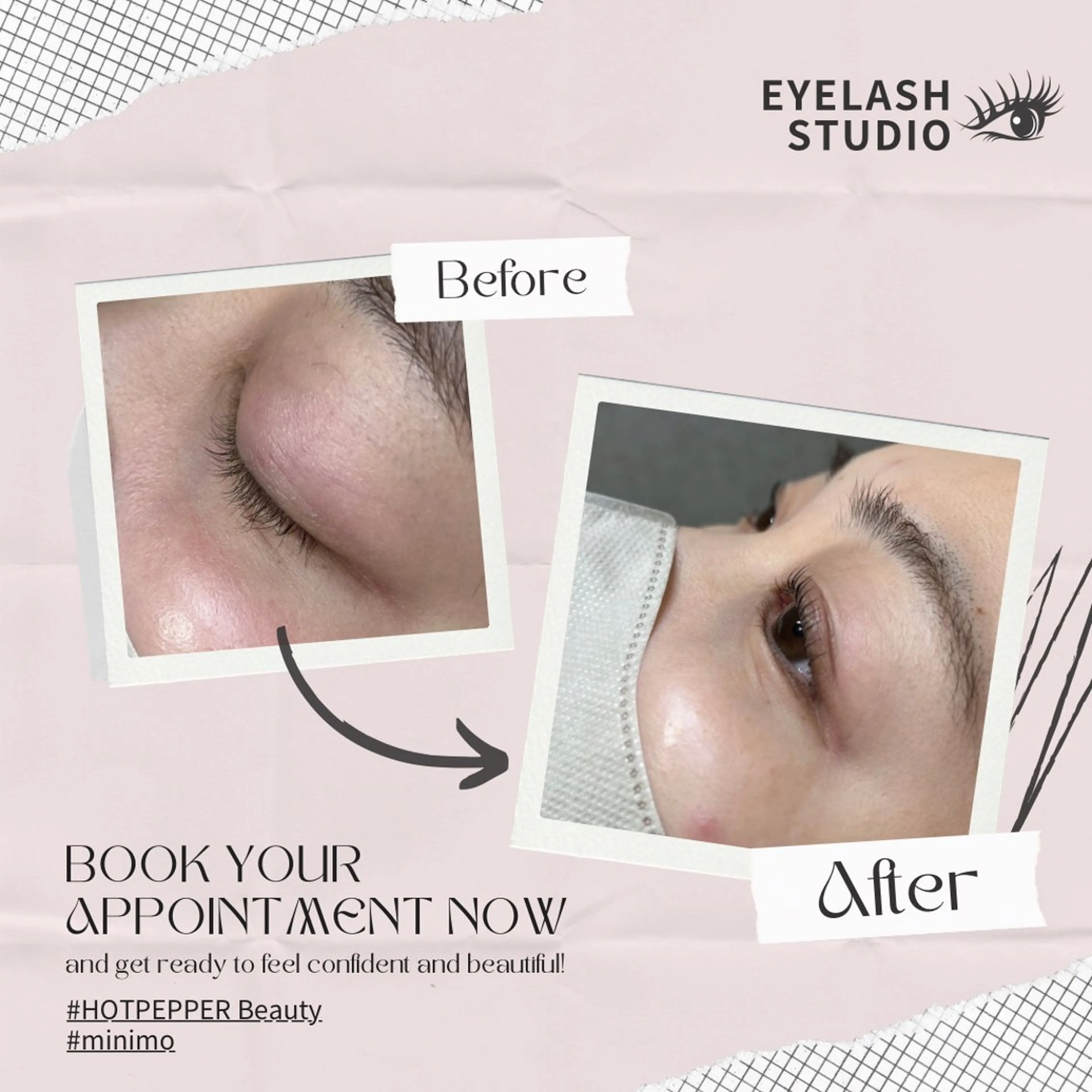 マツエク・マツパ 一重×まつ毛パーマ Eyelash studio　Aのマツエク・マツパデザイン