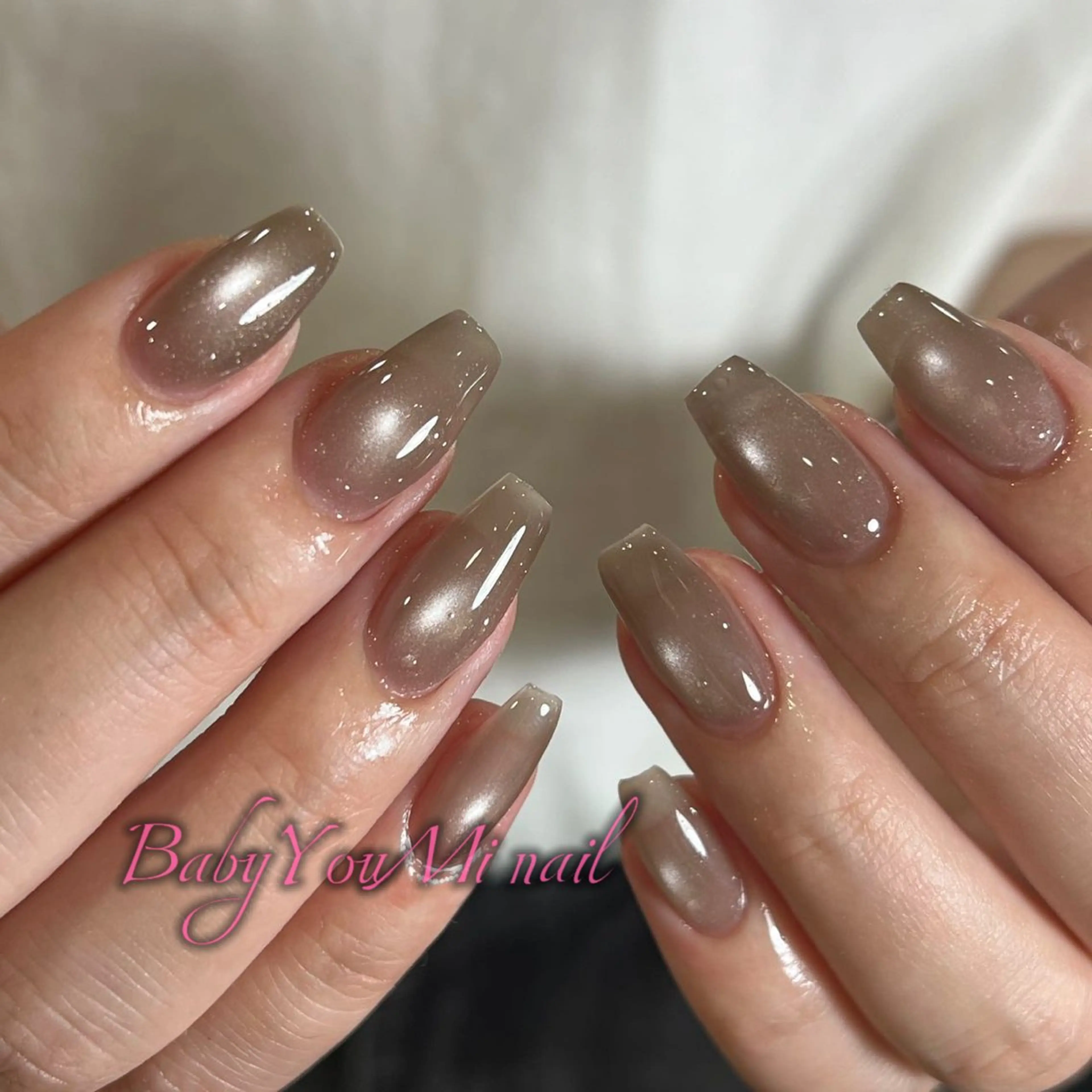 ネイル オーロラネイル フラワーネイル フットネイル フレンチネイル ジェルネイル ハンドネイル BabyYouMi ねねのネイルデザイン