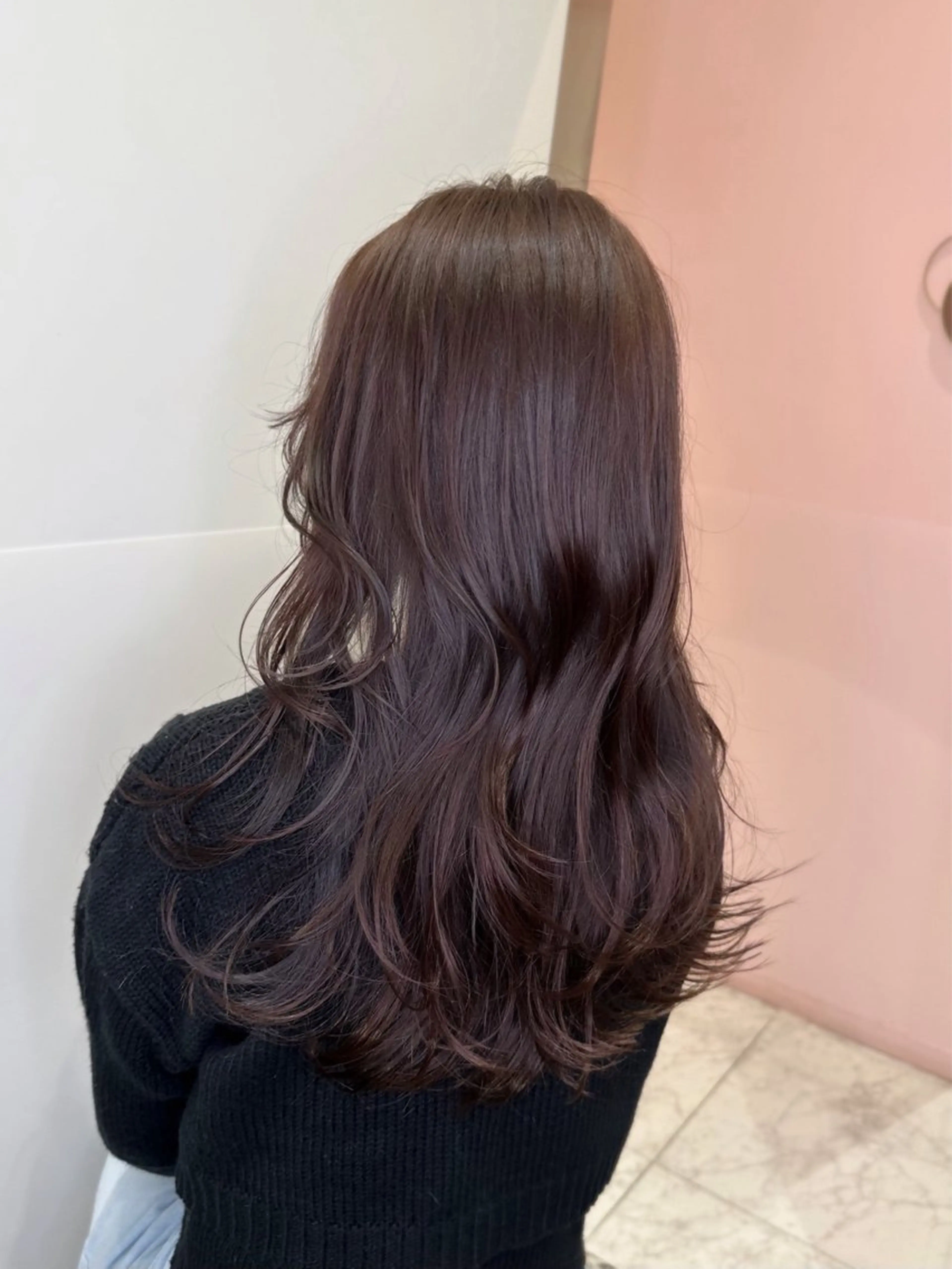 ロング カラー 透明感カラー レイヤーカット レイヤー/ハッシュ 渋谷/サッタのヘアスタイル