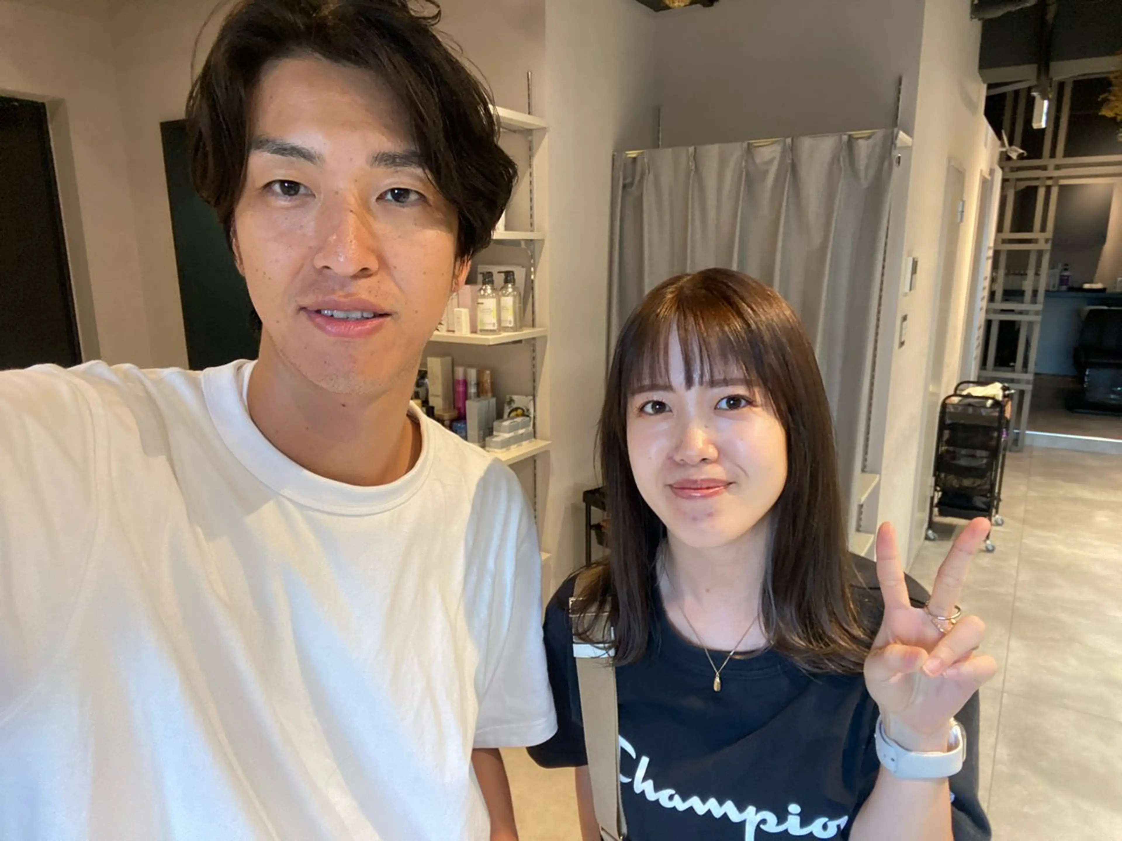 ミディアム カット ヘアカラー トリートメント ヘアセット また会いたくなる 美容師【KENTA】のヘアスタイル