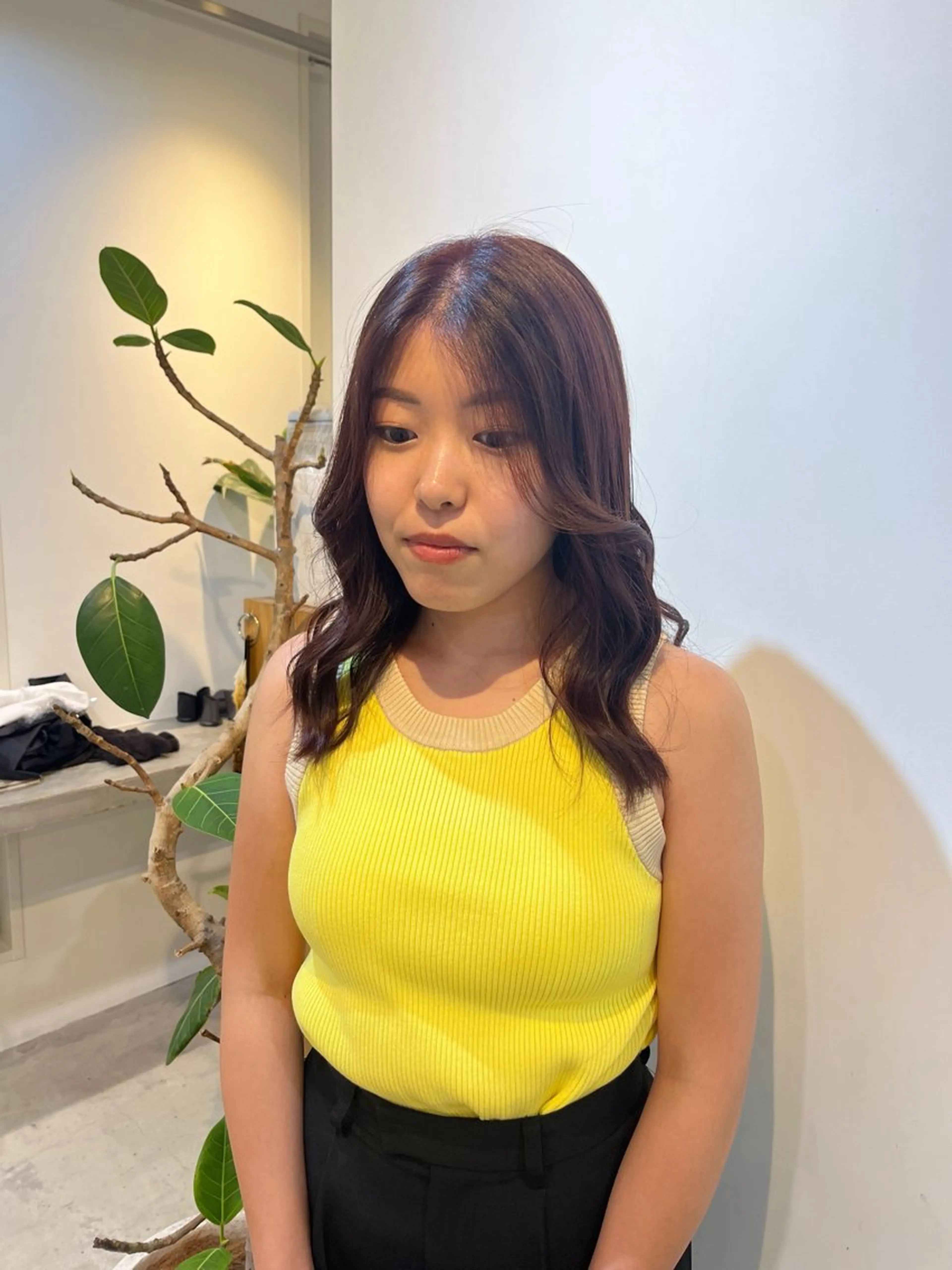 カラー morita yunaのヘアスタイル