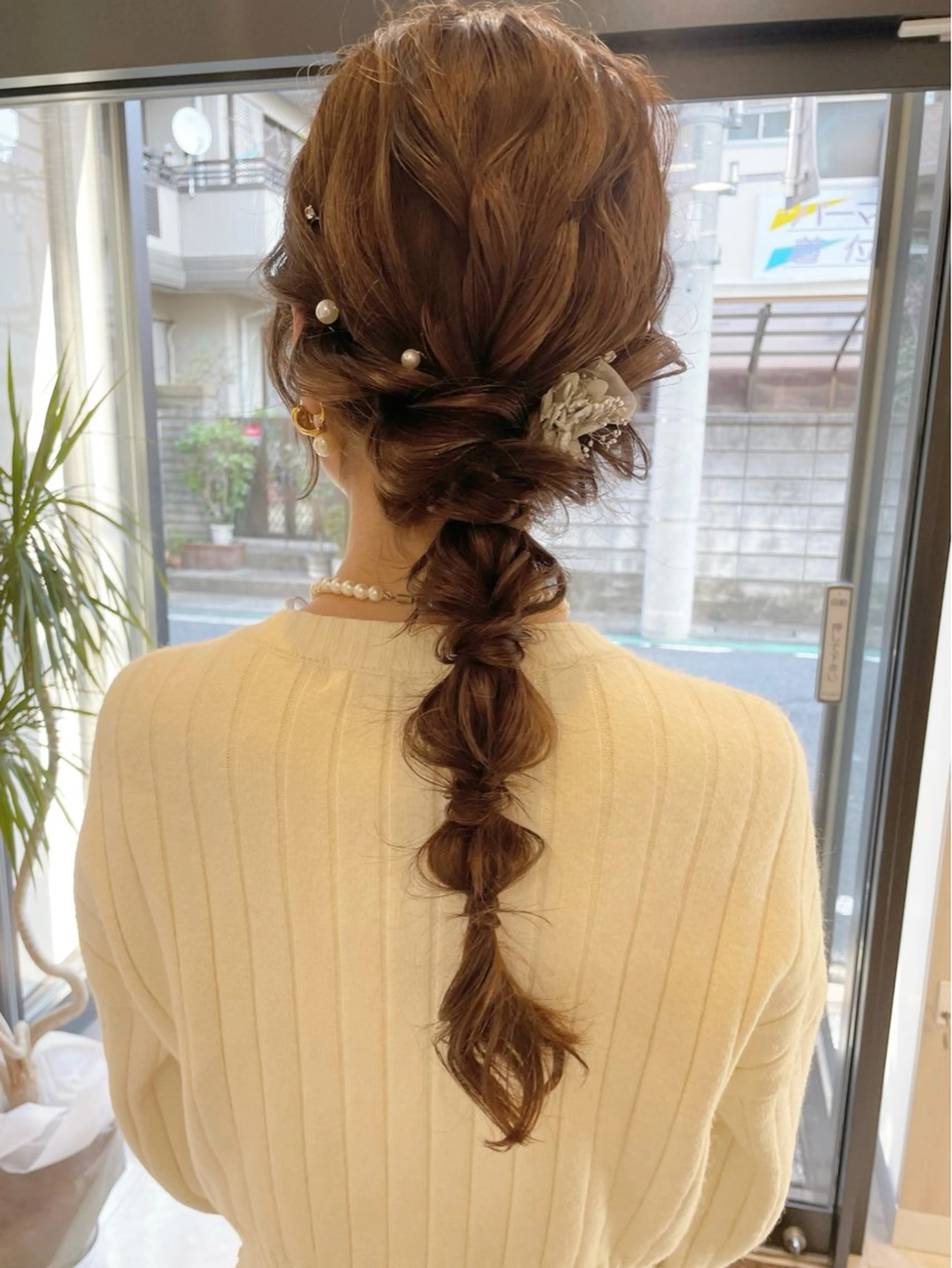 ヘアアレンジ 結婚式・ブライダル カット ヘアカラー 【ボブ/個室サロン】 癒し空間mimuraのヘアスタイル