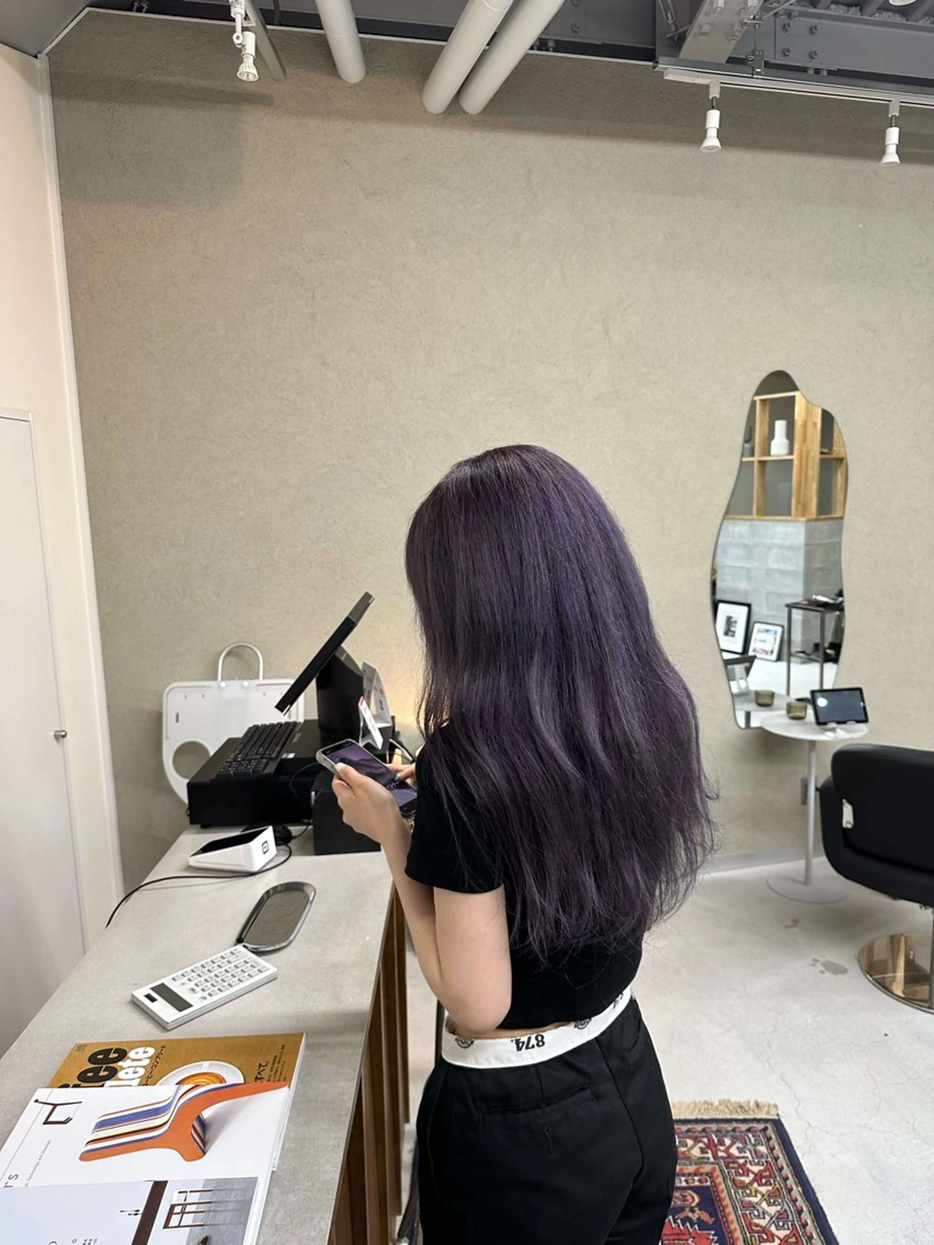 ロング カラー パープルカラー ［  ］Shiro所属・Shiro RENのヘアスタイル