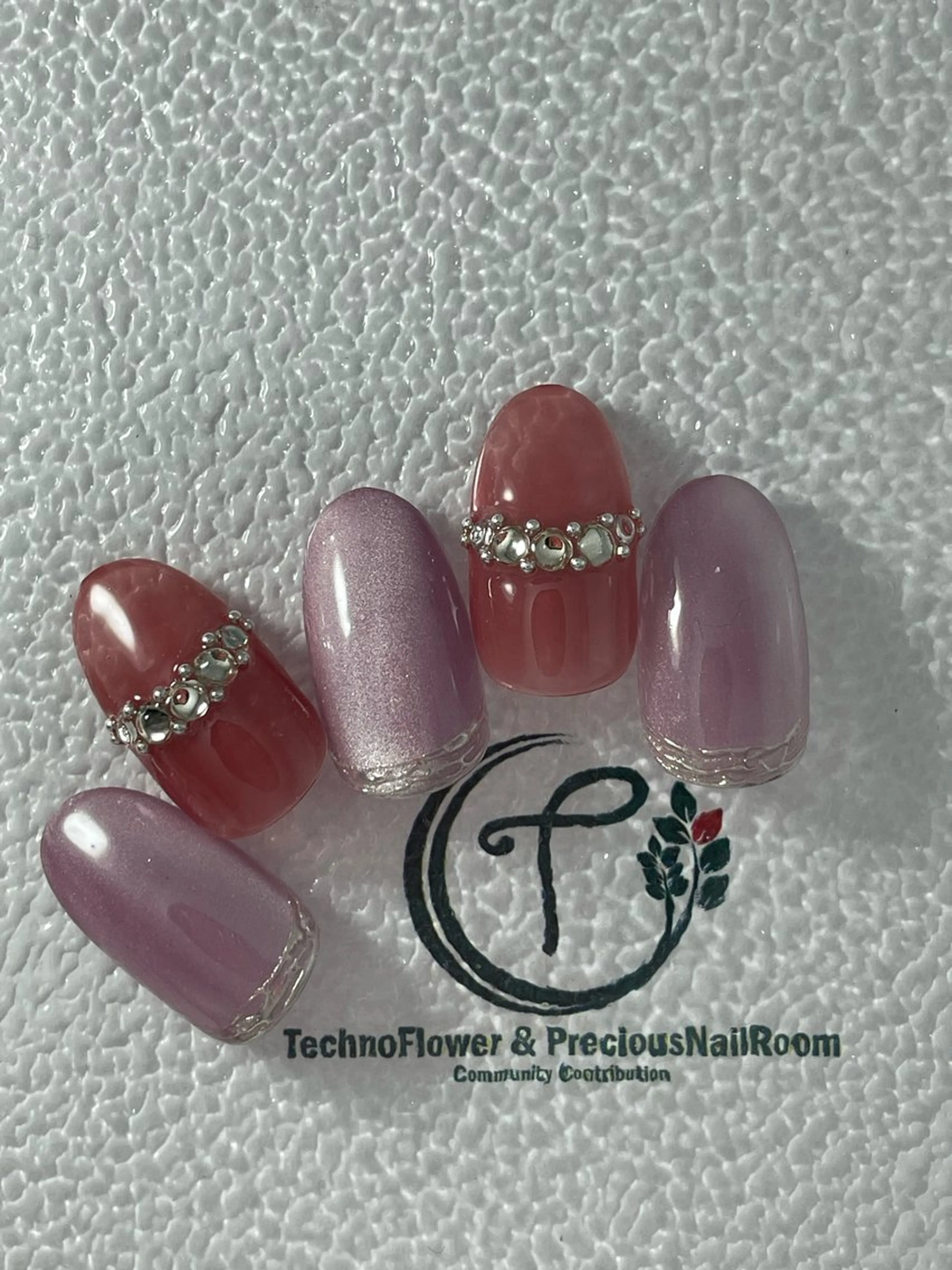 ネイル フラワーネイル precious nail room所属・precious nail  roomのネイルデザイン