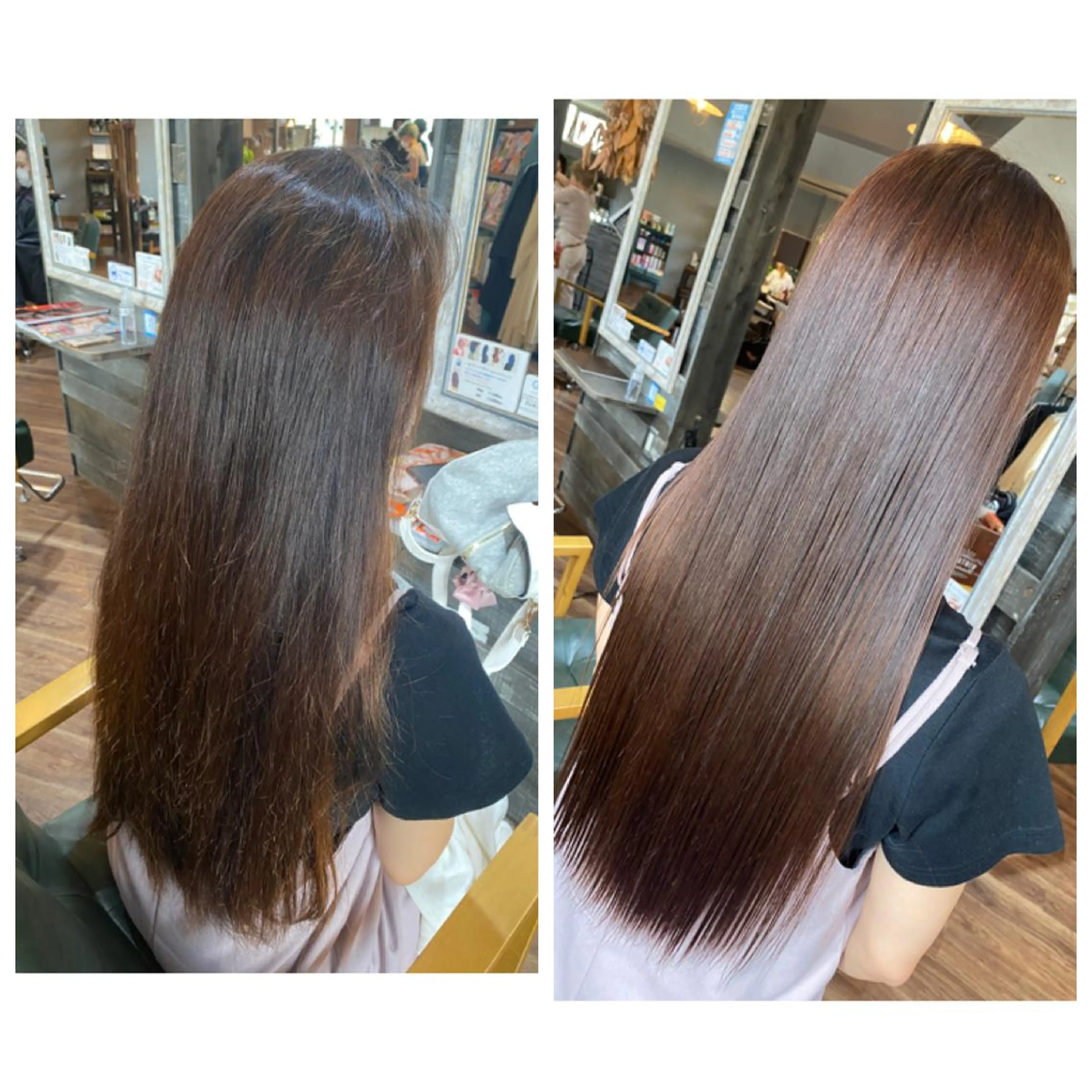 ロング カラー トリートメント ハイライト/インナー /ブリーチ/レイヤーのヘアスタイル