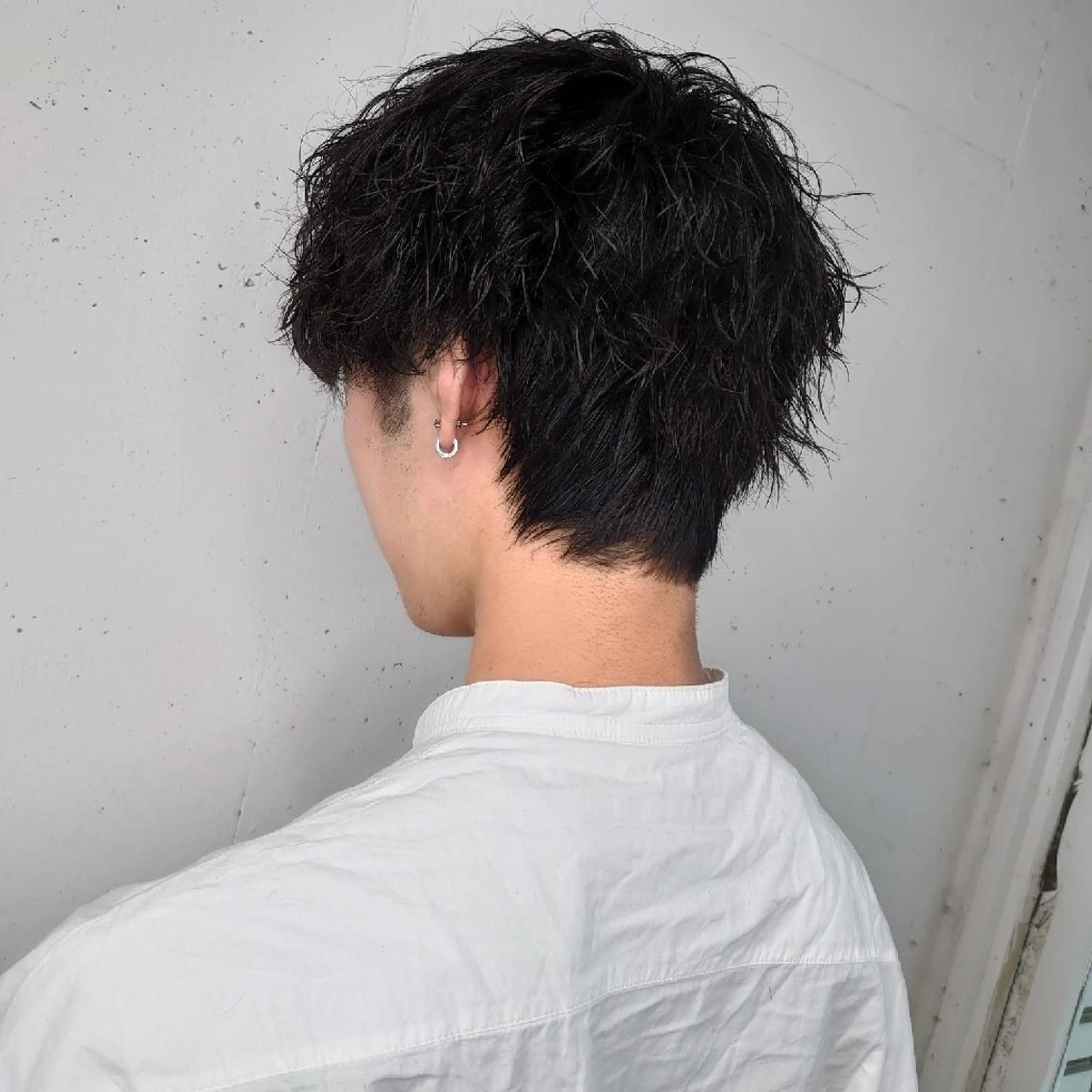 ショート メンズ パーマ メンズパーマ ツイストスパイラルパーマ メンズウルフカット ショートヘア ウルフカット カット パーマ E Komo hair所属・Wow❕E Komo hair 永井一輝のヘアスタイル