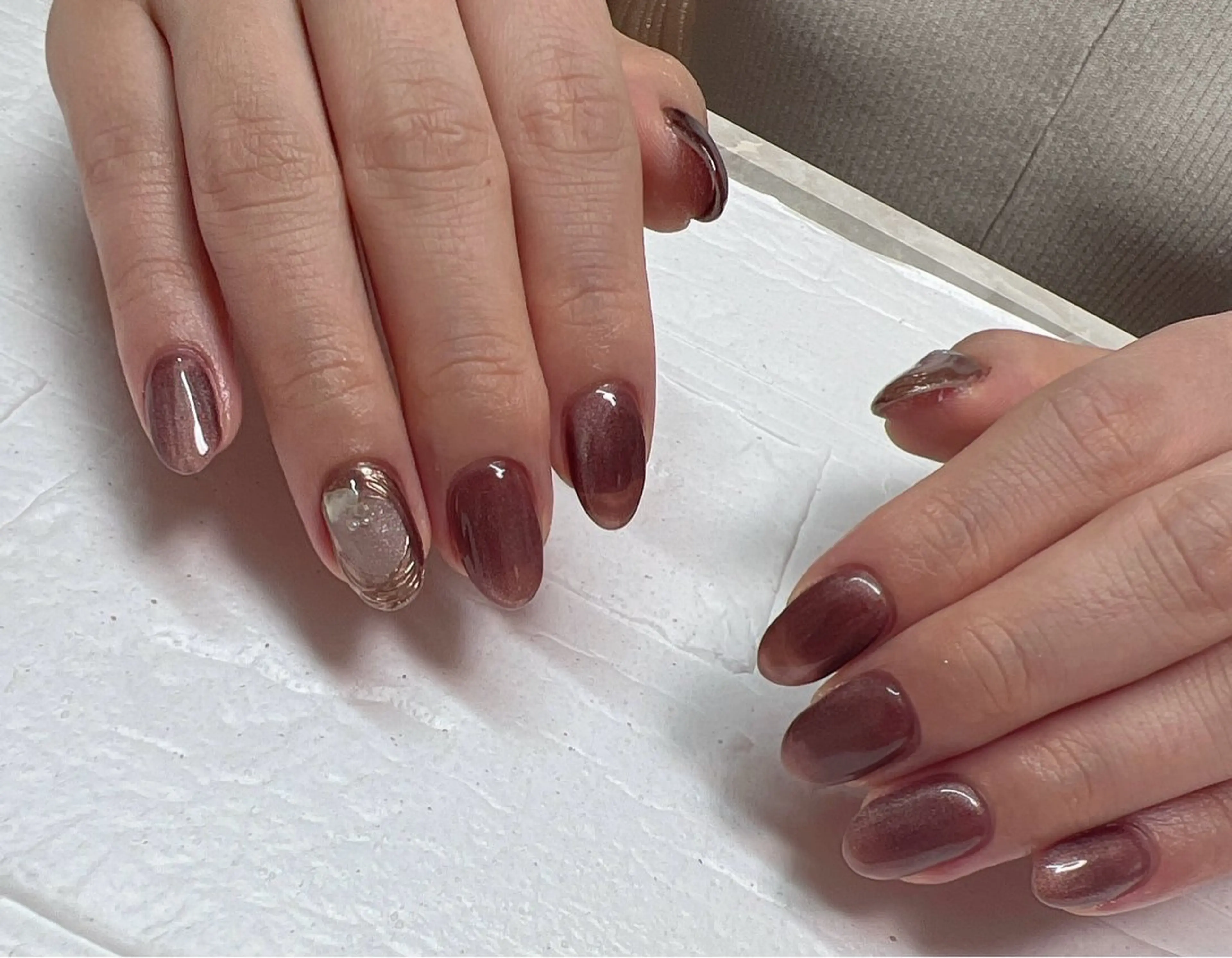 ミディアム ハンドネイル Kai's nail かいずねいるのネイルデザイン