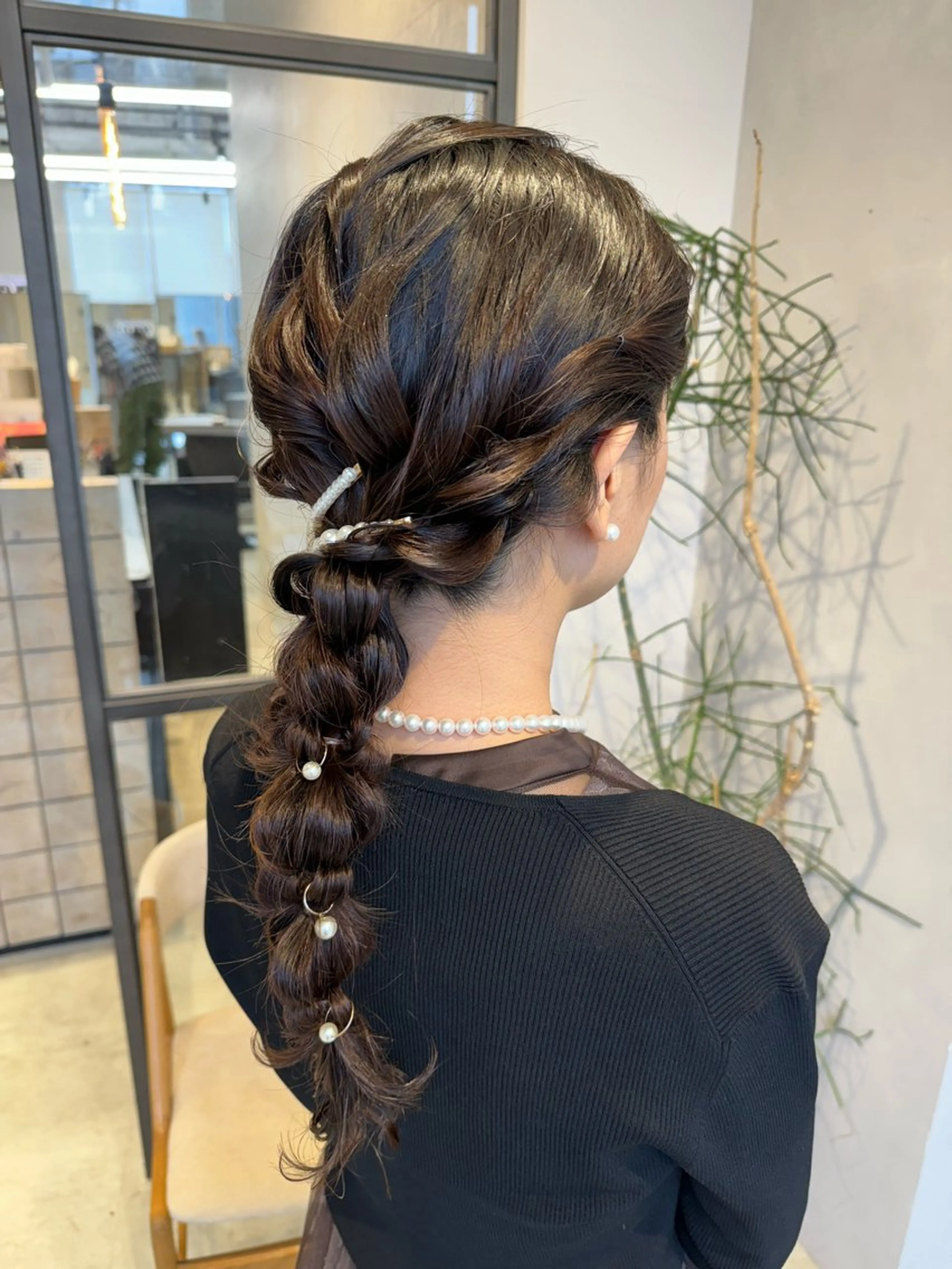 ヘアアレンジ 透明感カラー✨艶髪 制作🌱山根あゆみのヘアスタイル