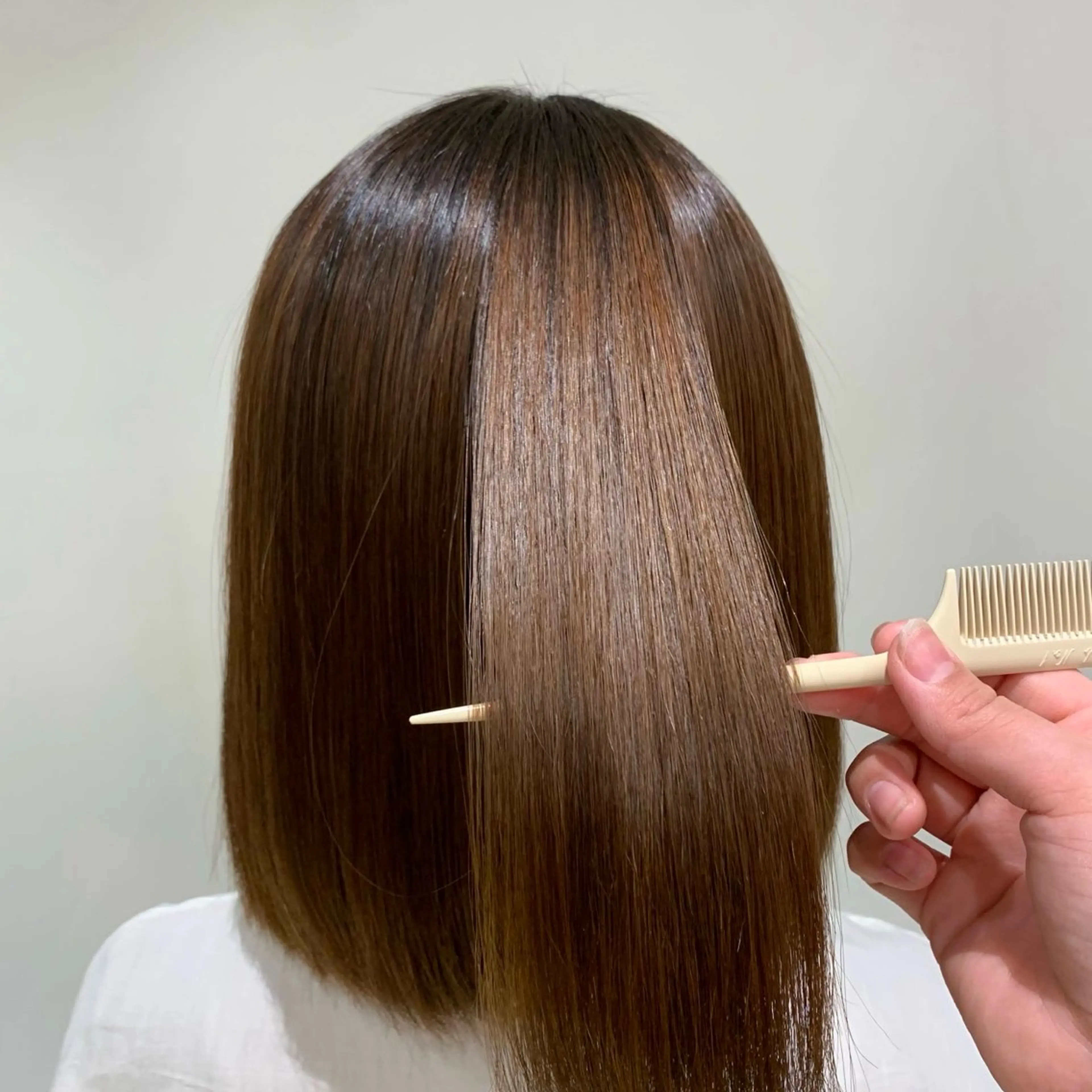 ミディアム 渡邉 瑠海のヘアスタイル