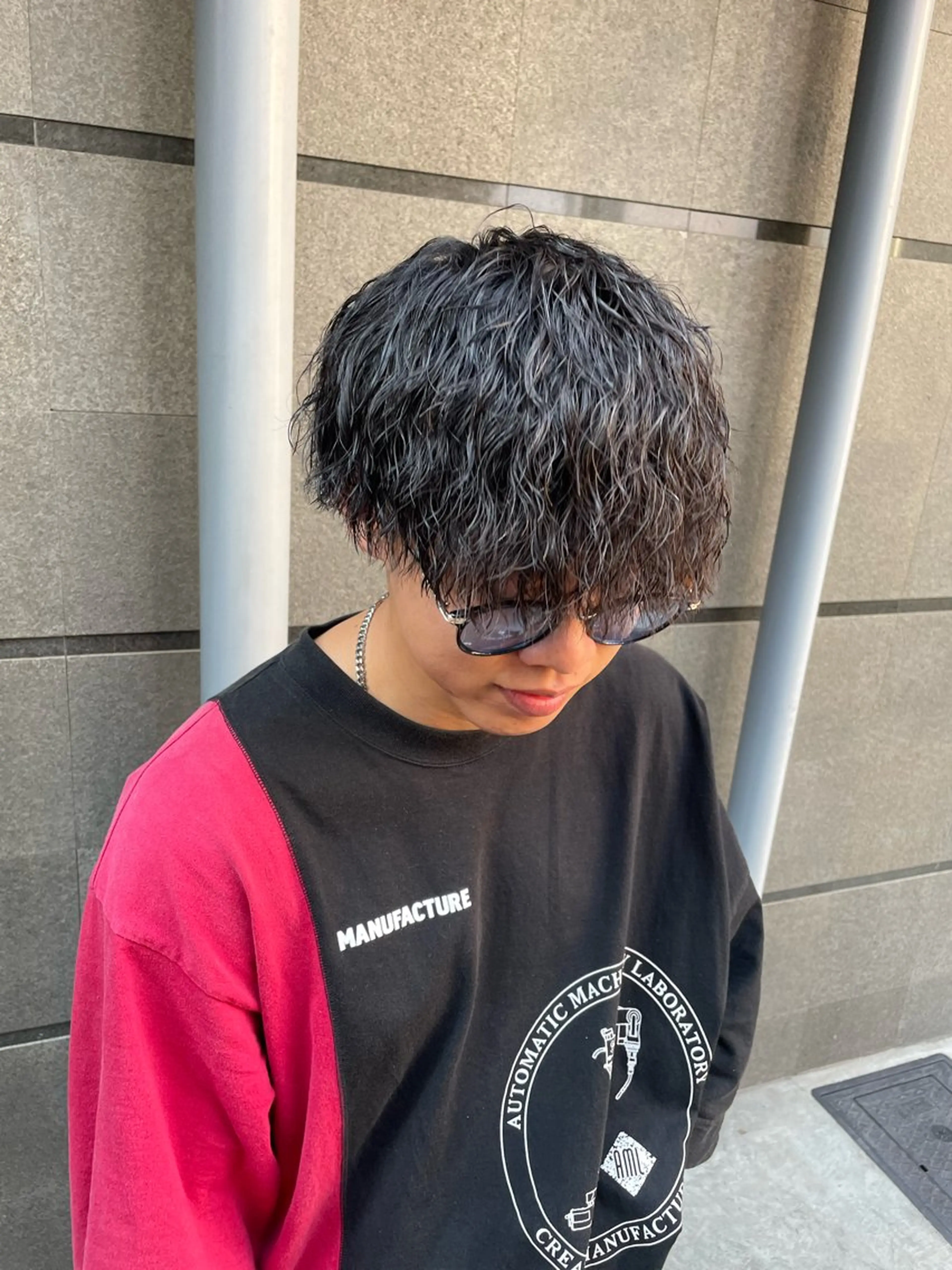 ショート パーマ SHUN メンズパーマのヘアスタイル