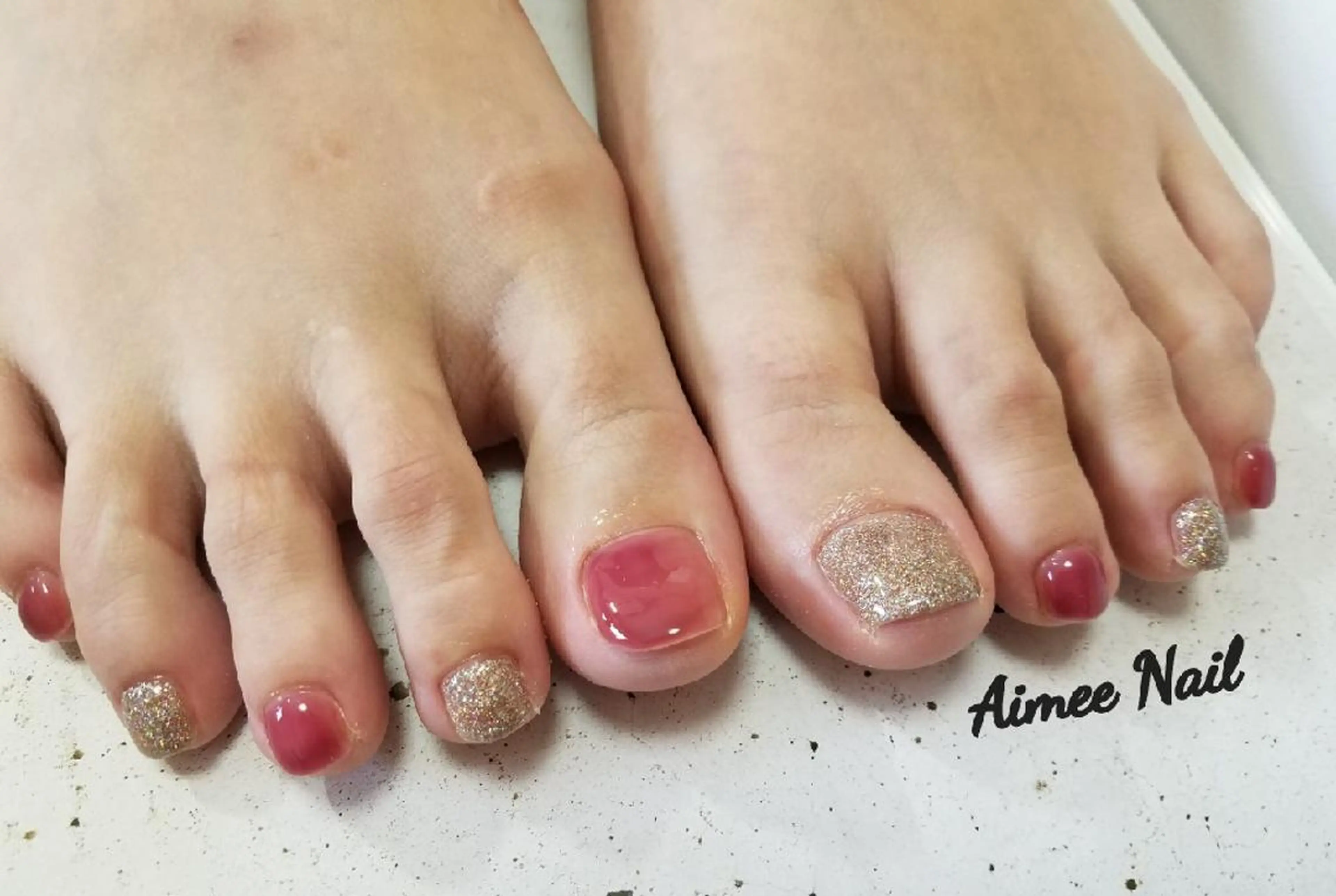 ネイル フットネイル 齋藤 あゆみのネイルデザイン