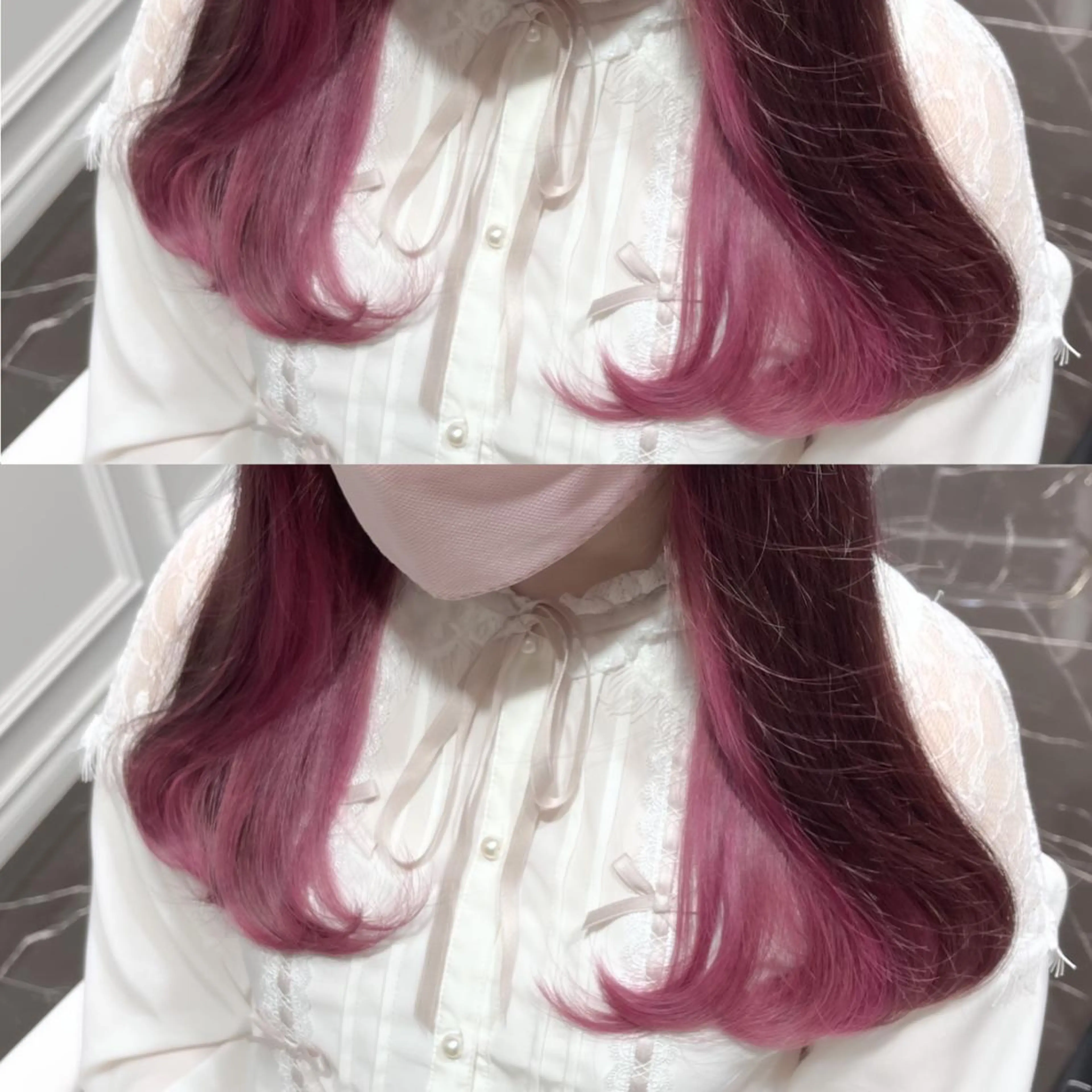 ロング カラー ブリーチ ヘアカラー LOTTA CUCCI所属・miyu /トレンド カラー×艶髪のヘアスタイル