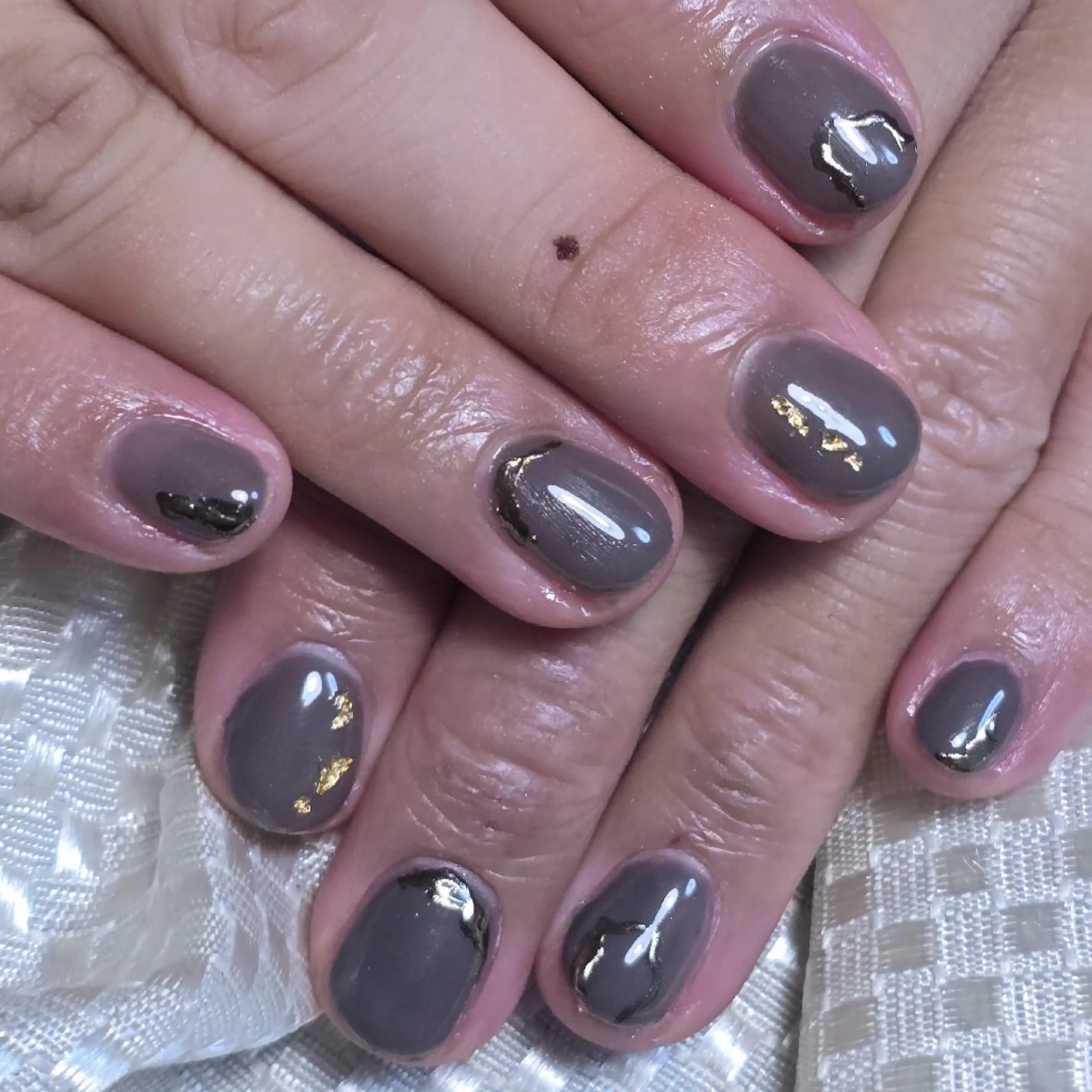 ネイル ニュアンスネイル ショートネイル もるみちゅ nail‪＆ジャグアのネイルデザイン
