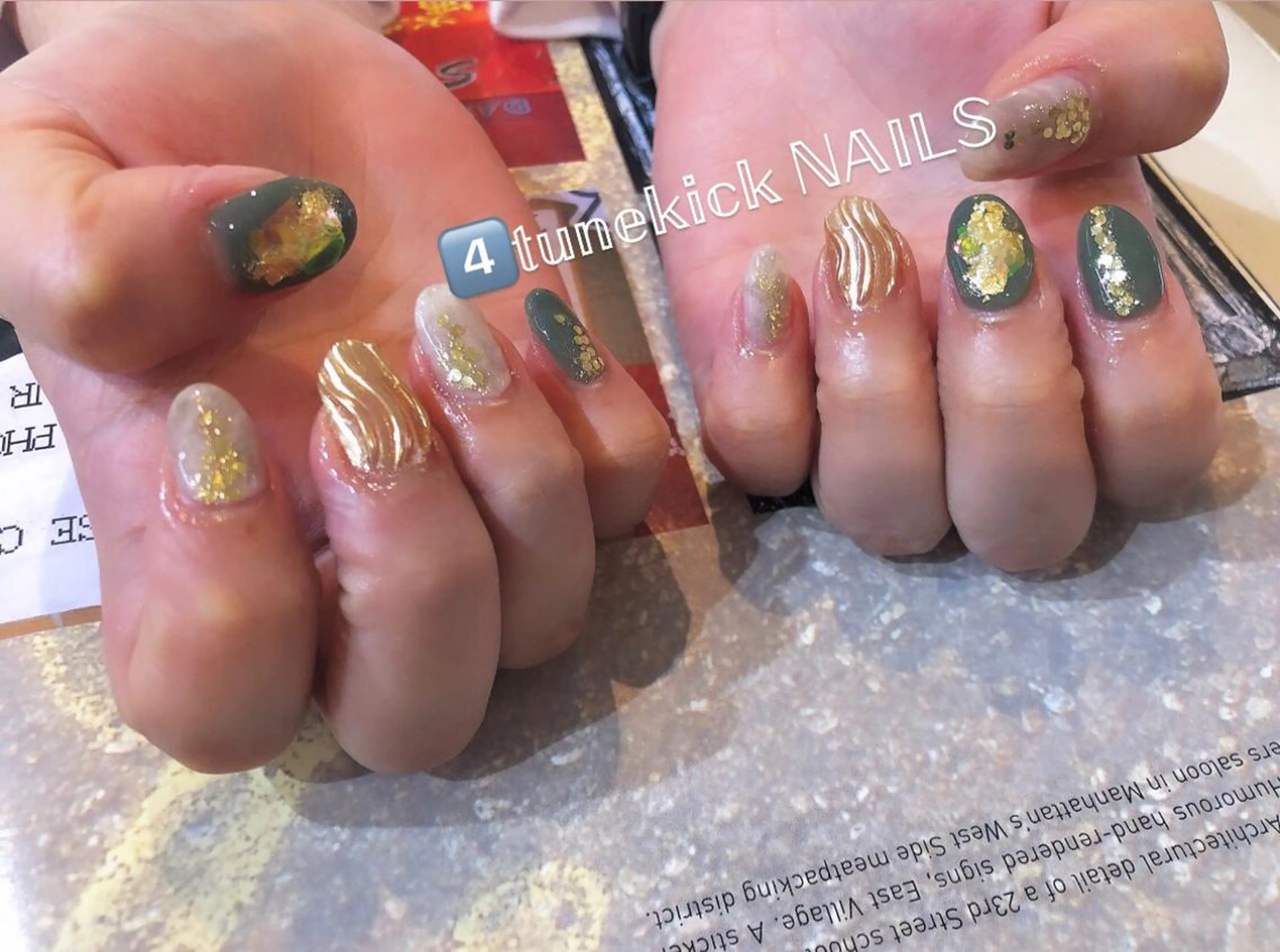 ネイル 4tunekick NAILS(フォーチュンキックネイルズ)所属・光森 淳子のネイルデザイン