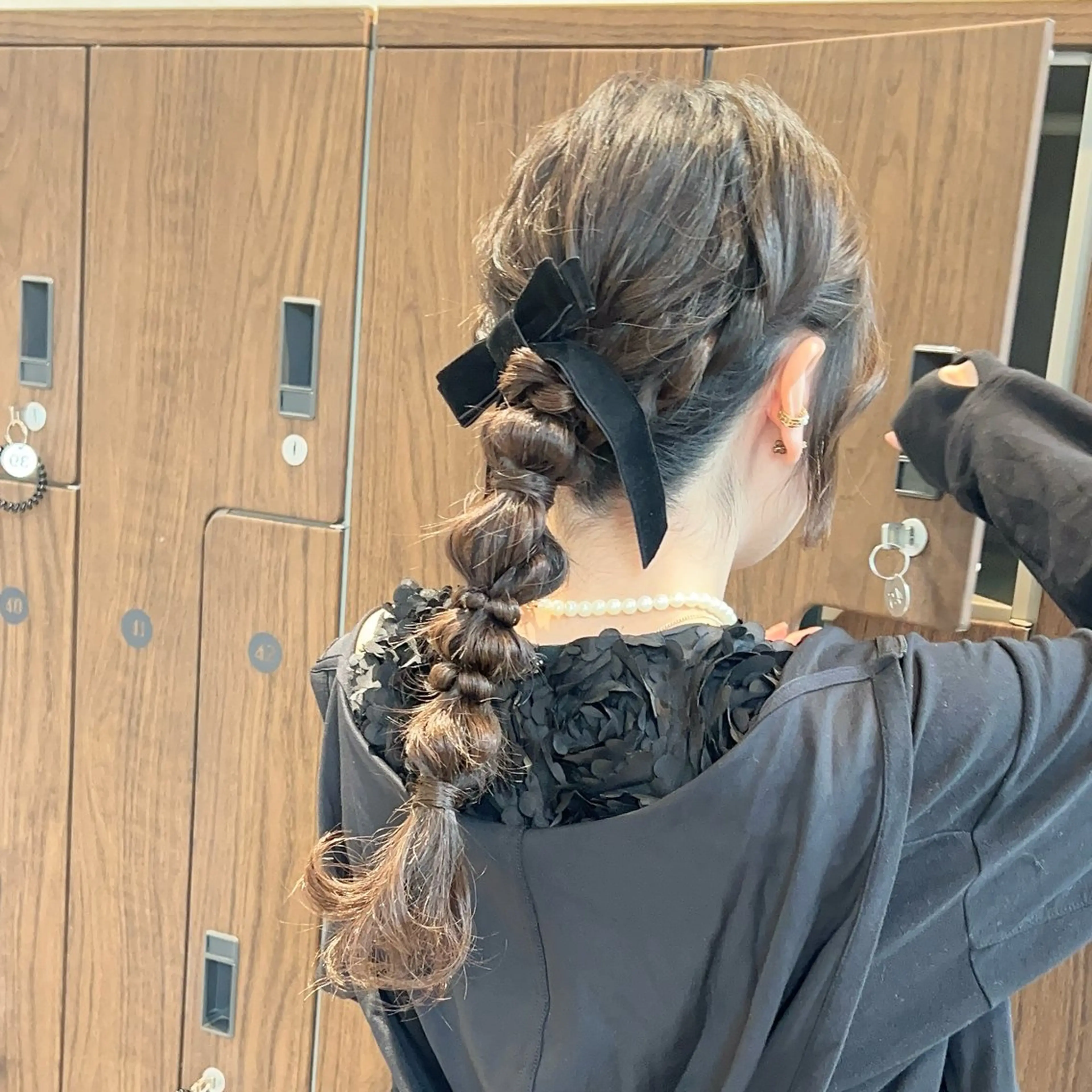 ロング ヘアアレンジ ヘアセット VIEW Tokyo所属・🎀ミディアムボブ/ 縮毛矯正/ひかりのヘアスタイル