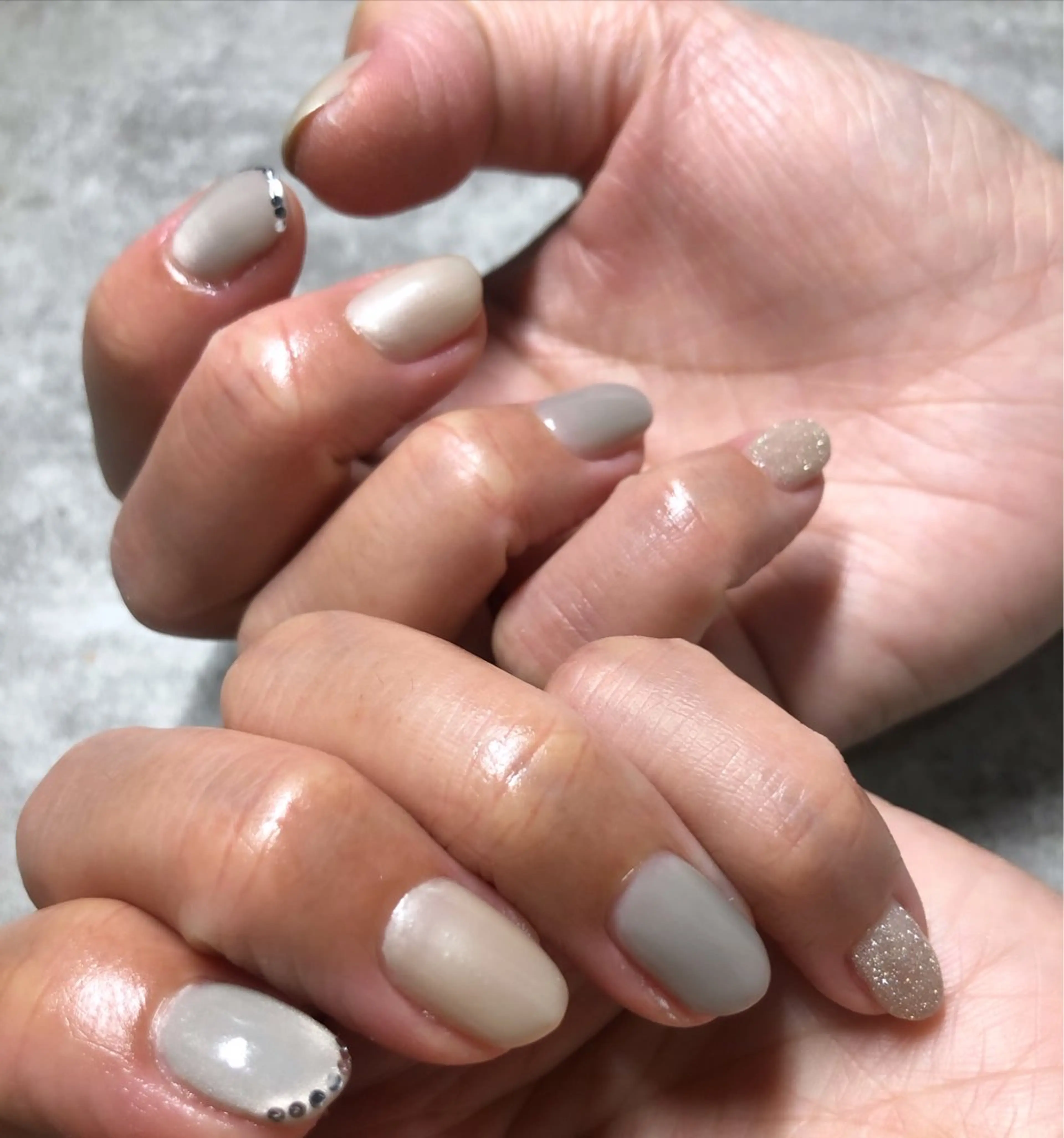 ネイル マグネットネイル nailsalon bambiのネイルデザイン