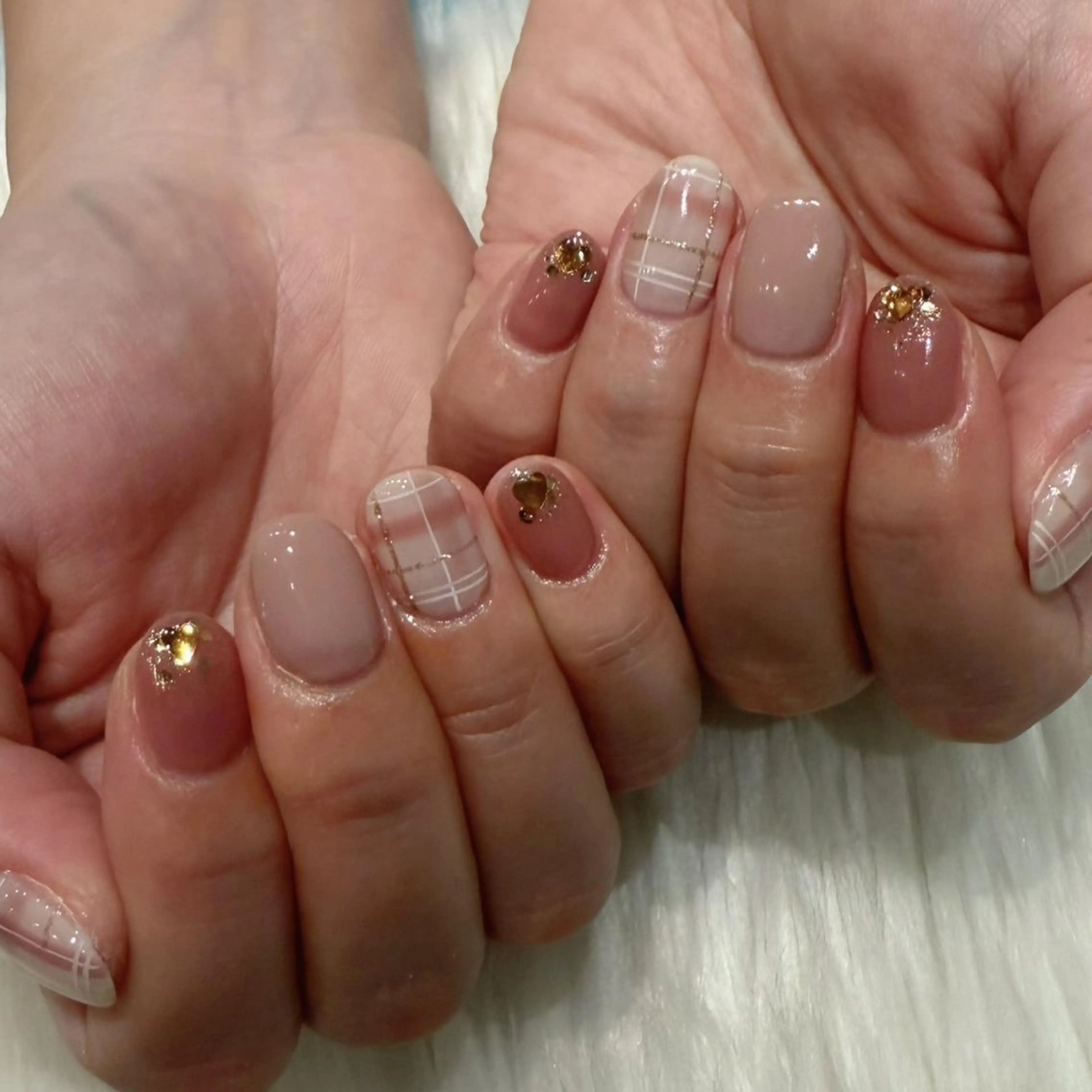 ネイル アニマル柄 キラキラネイル ハンドネイル Kanai Harukaのネイルデザイン