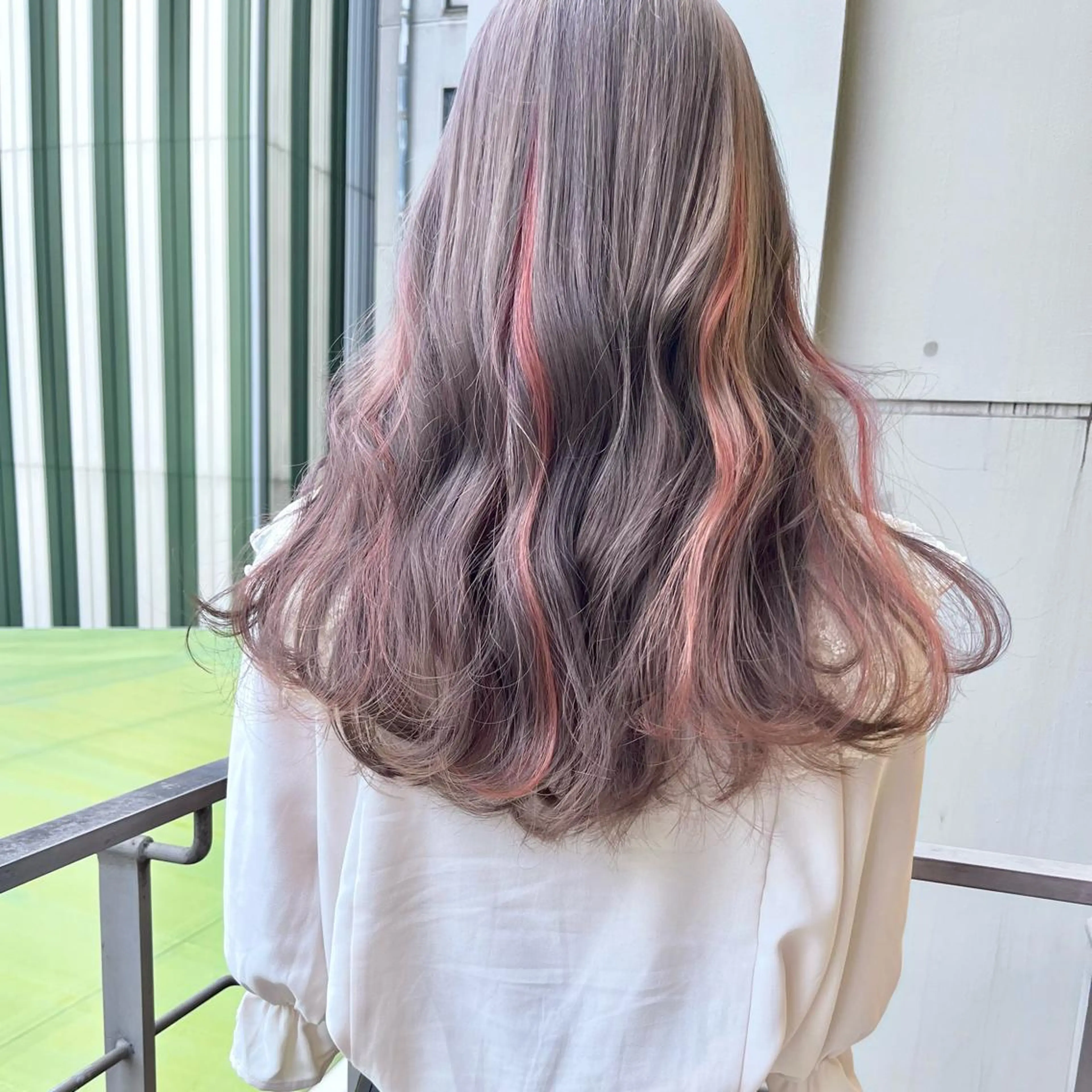 ロング ヘアカラー トリートメント ras hairdesign所属・心斎橋 ママ美容師 笹 友加里のヘアスタイル