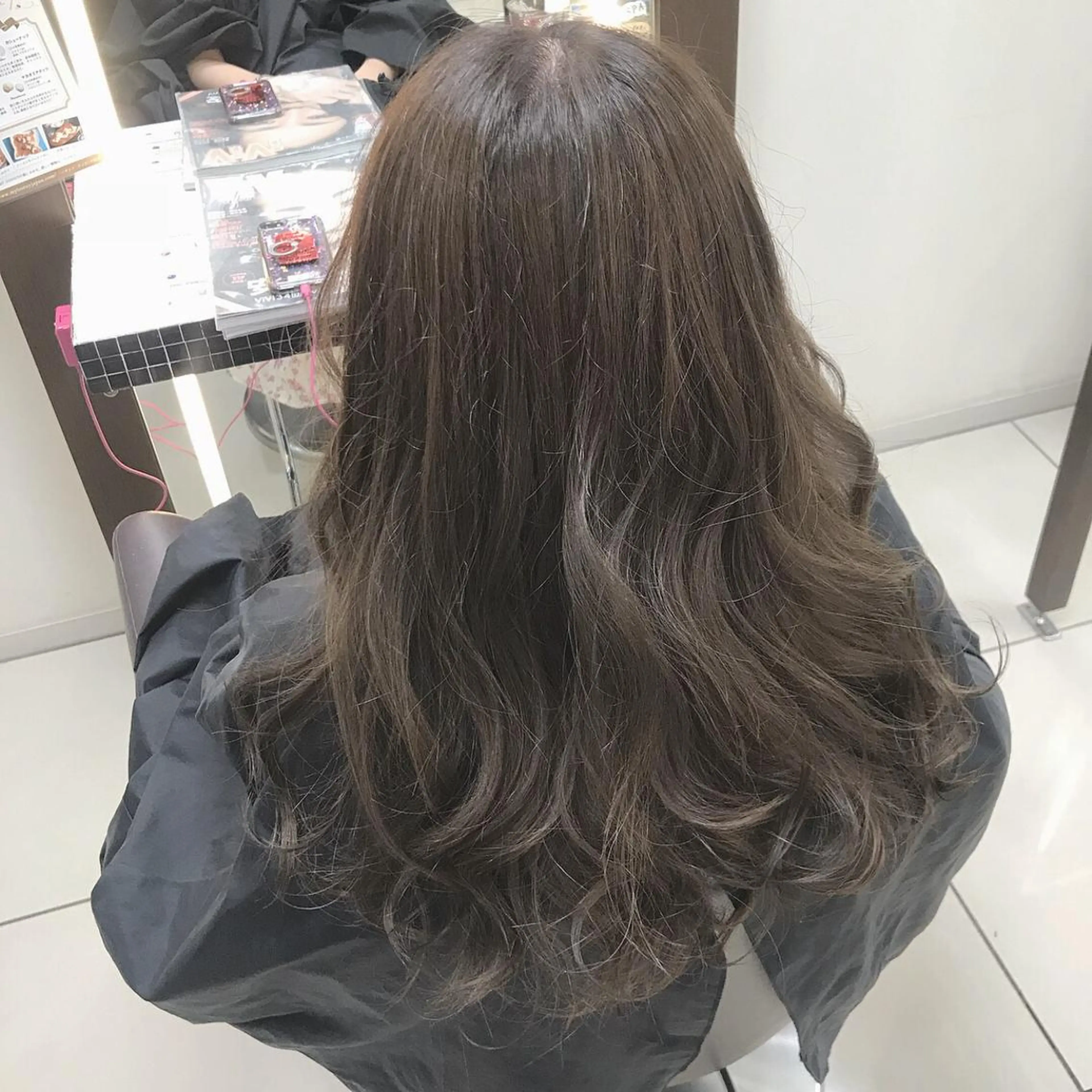 ロング カラー ヘアアレンジ シールエクステ✨️韓 国羽エクステ🪽和希のヘアスタイル