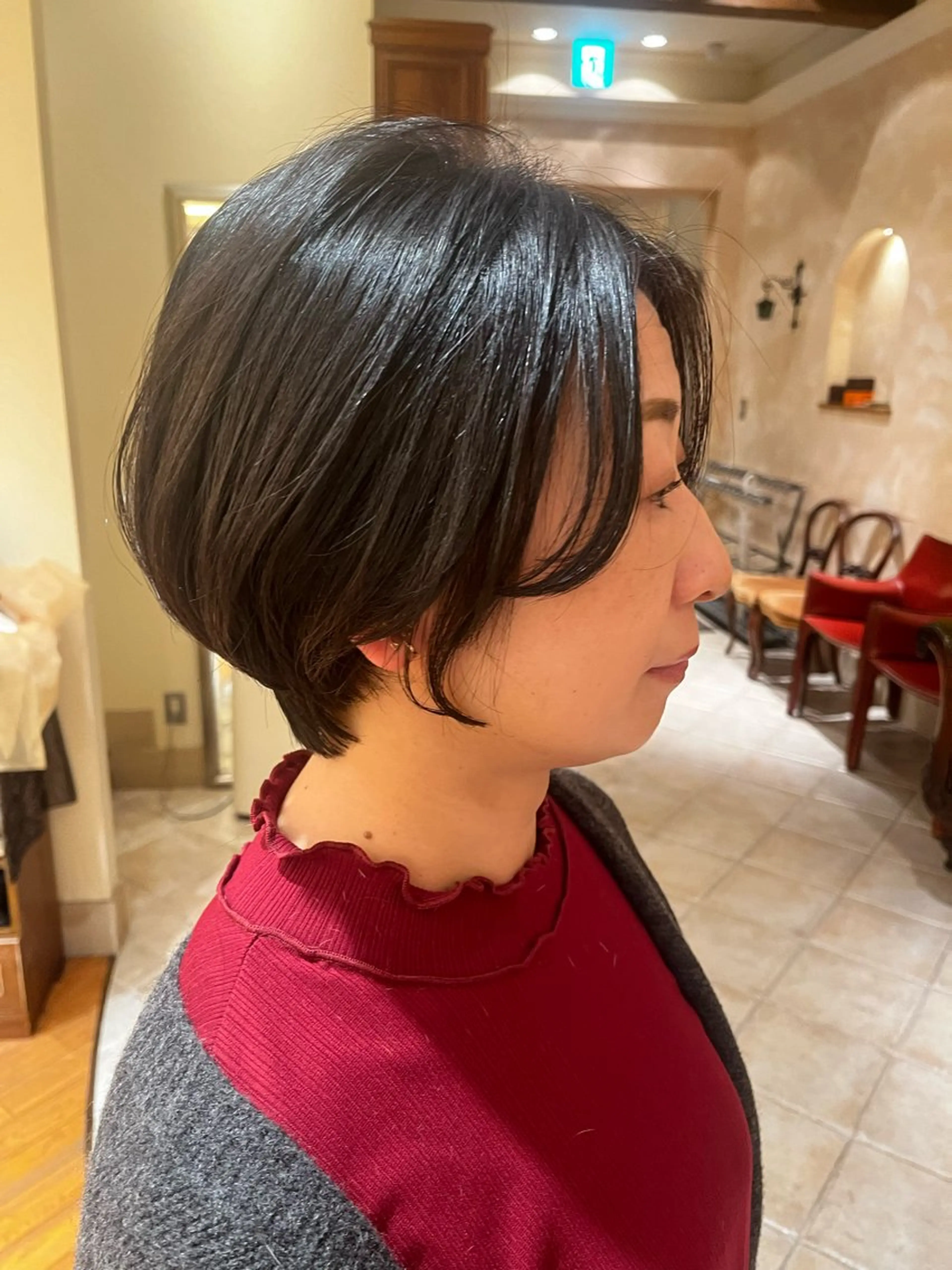 ショート 田内 満里奈のヘアスタイル