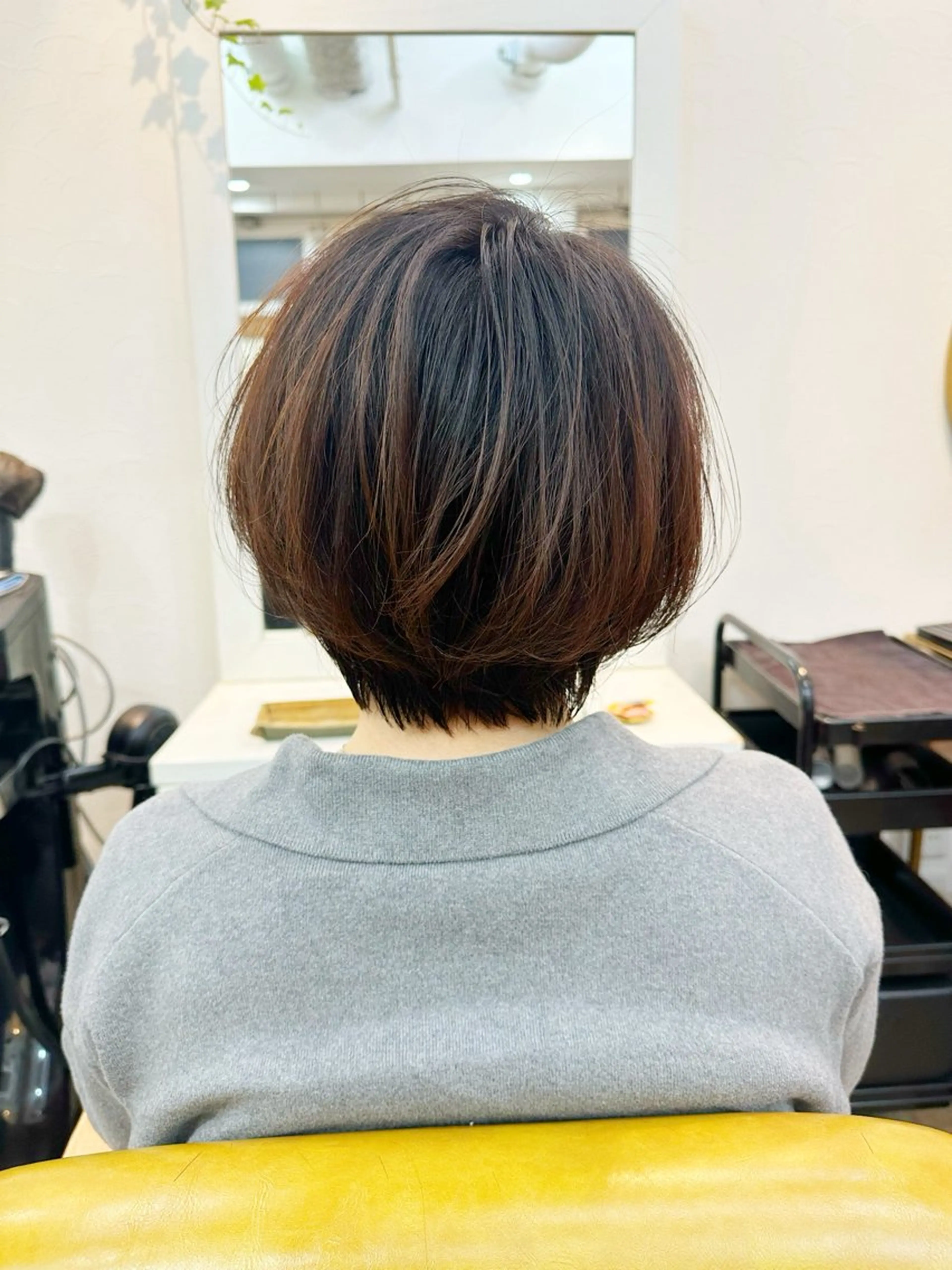 ショート くせ毛 カット newline銀座所属・銀座ショート/ 大人ショート/金子涼のヘアスタイル