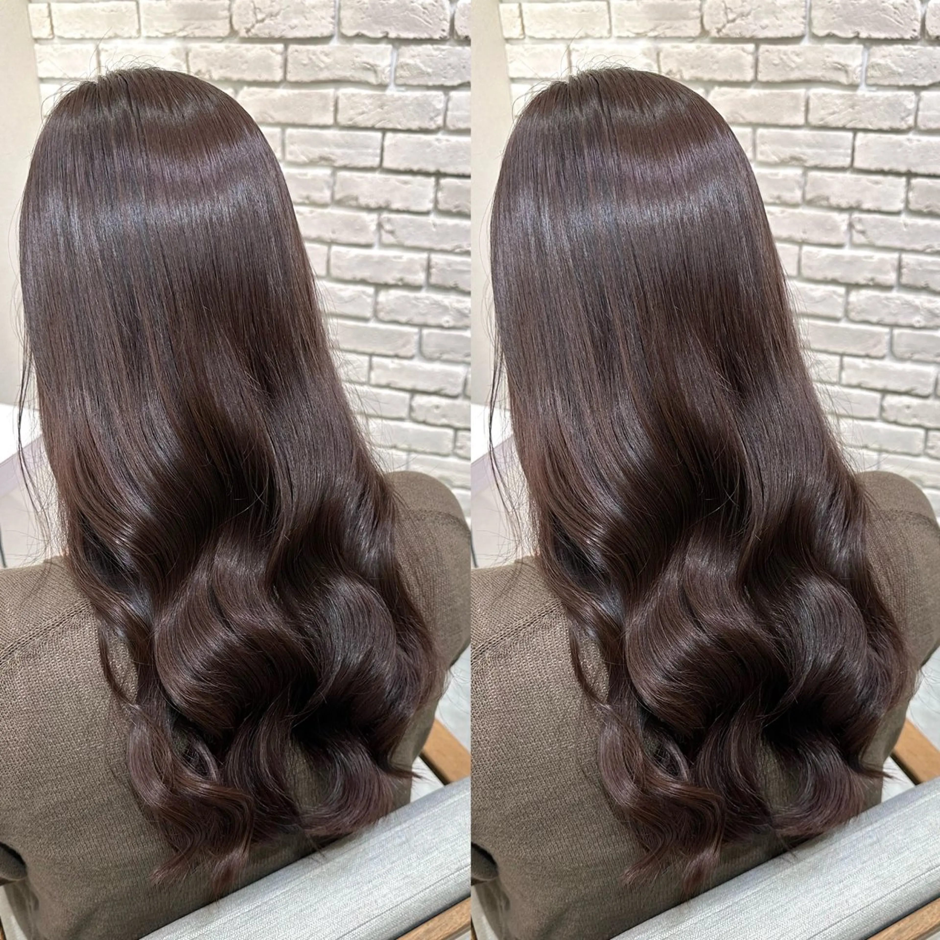 ロング 縮毛矯正 トリートメント カット ヘアカラー トリートメント 髪質改善&ヘアケア 永山若奈のヘアスタイル