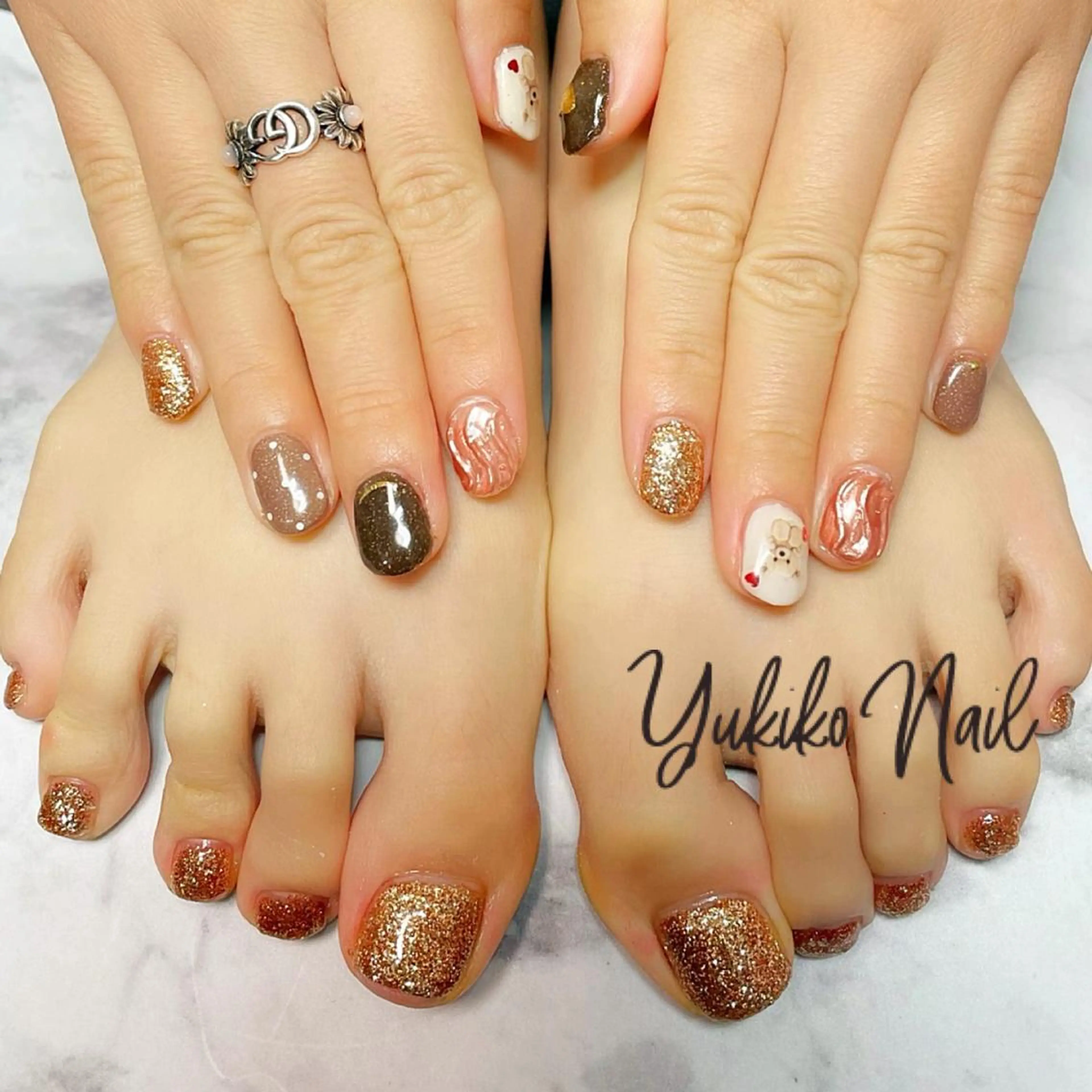 ネイル 持ち込み ハンドネイル ユキコ ネイルのネイルデザイン