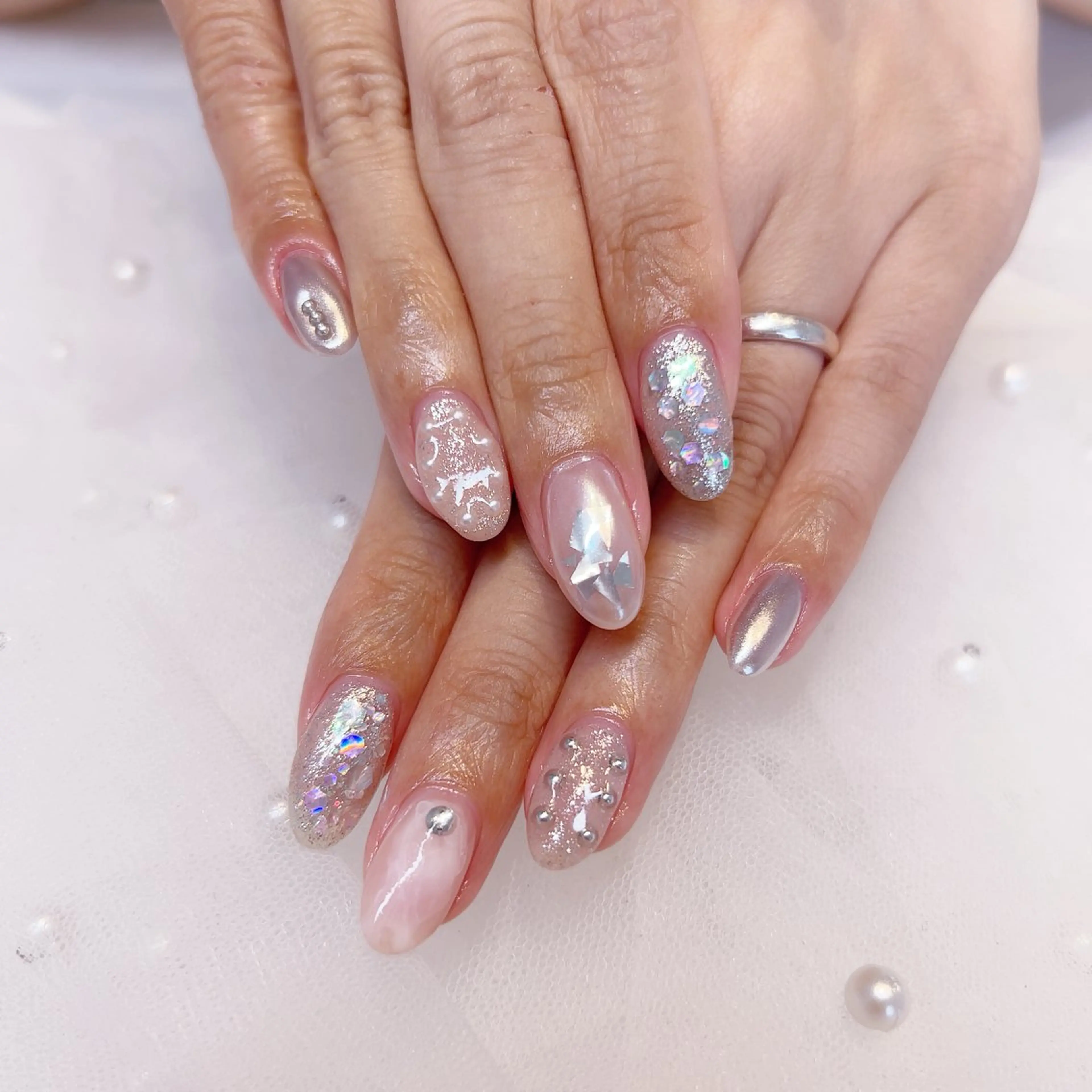 ネイル ハンドネイル nail salon pearのネイルデザイン