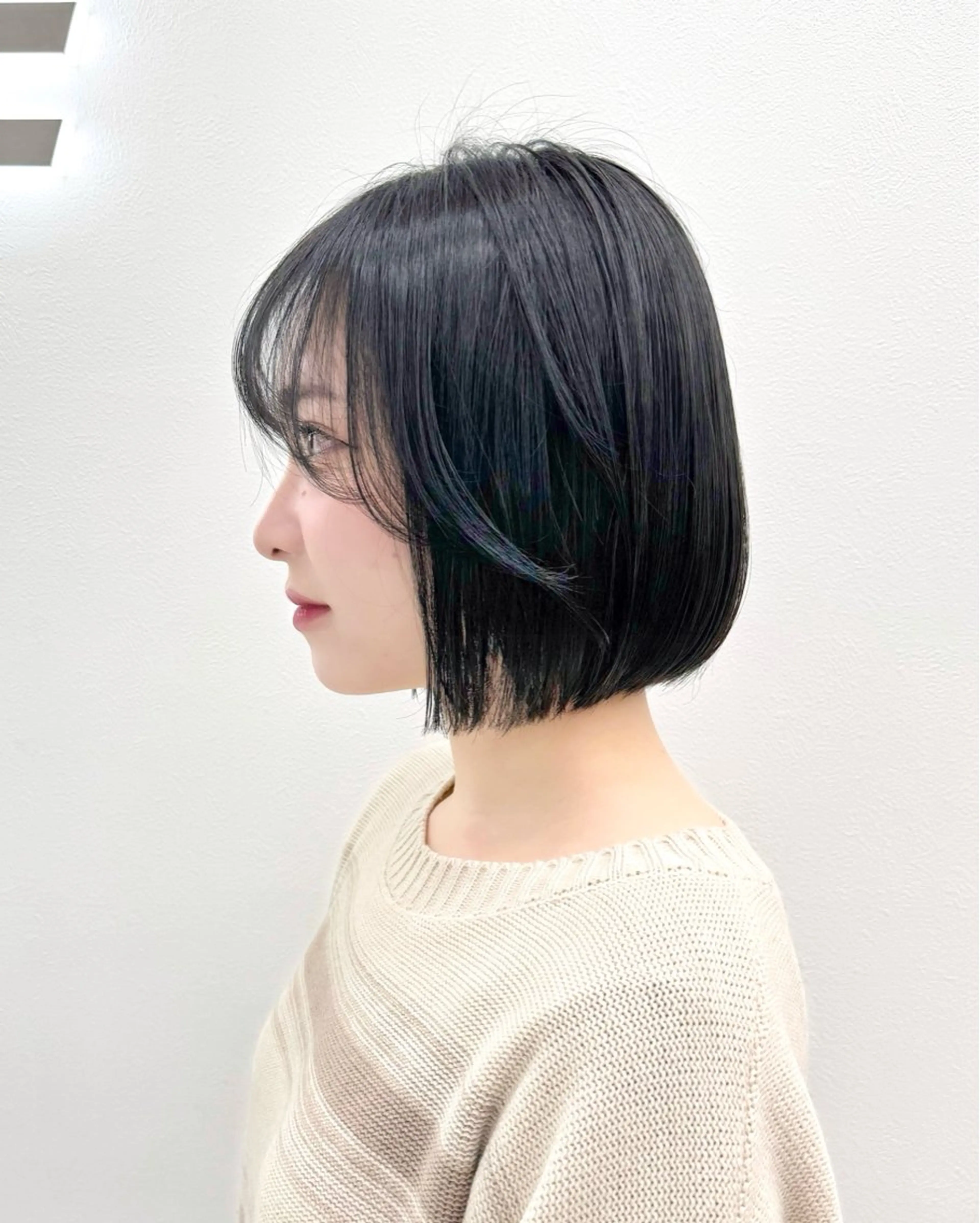 ミディアム カラー ヘアアレンジ ‎🤍韓国ボブ/ 縮毛矯正🪽‪ひかりのヘアスタイル