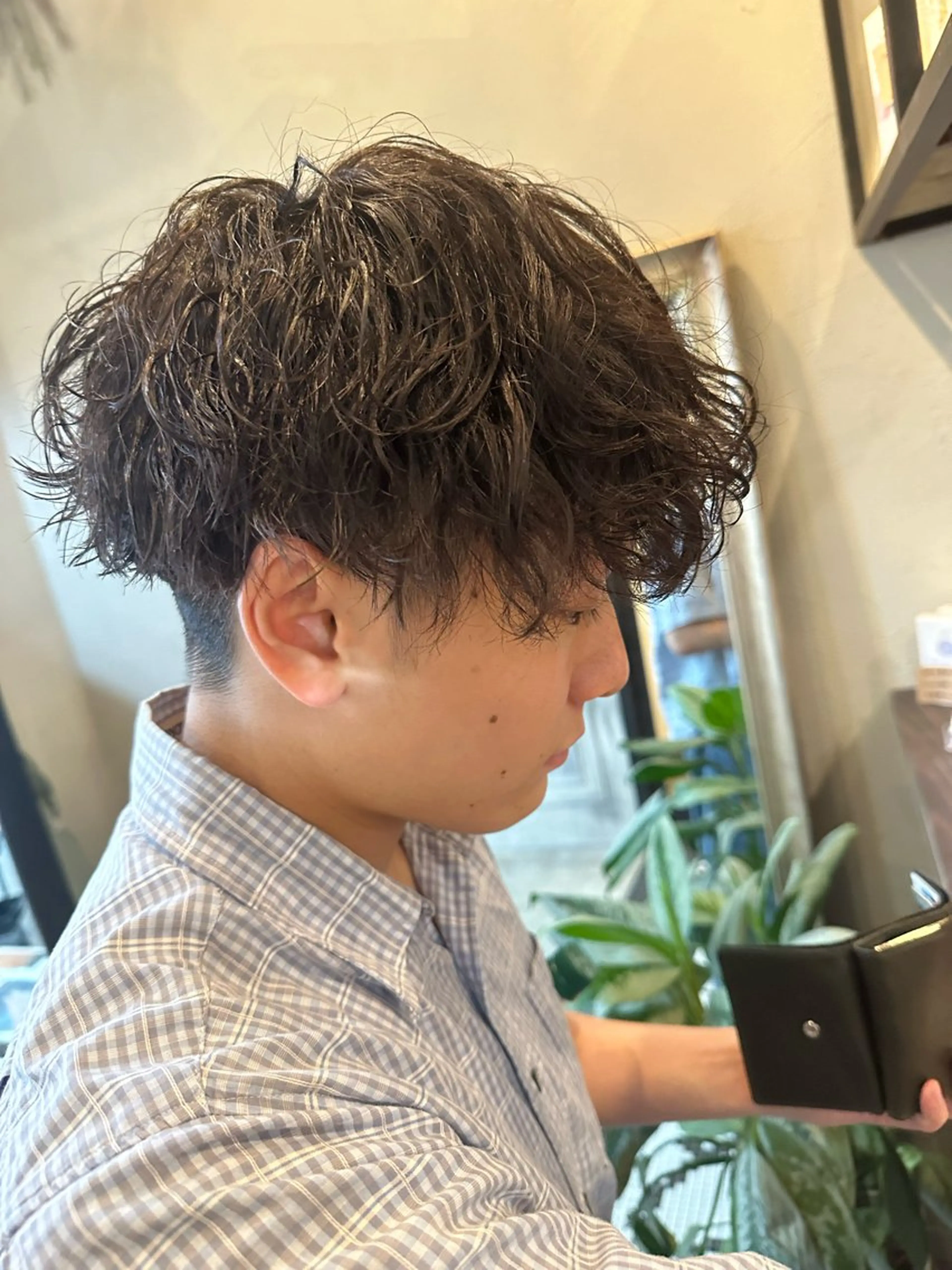 パーマ メンズ メンズパーマ パーマ 大須美容師 ぱるのヘアスタイル