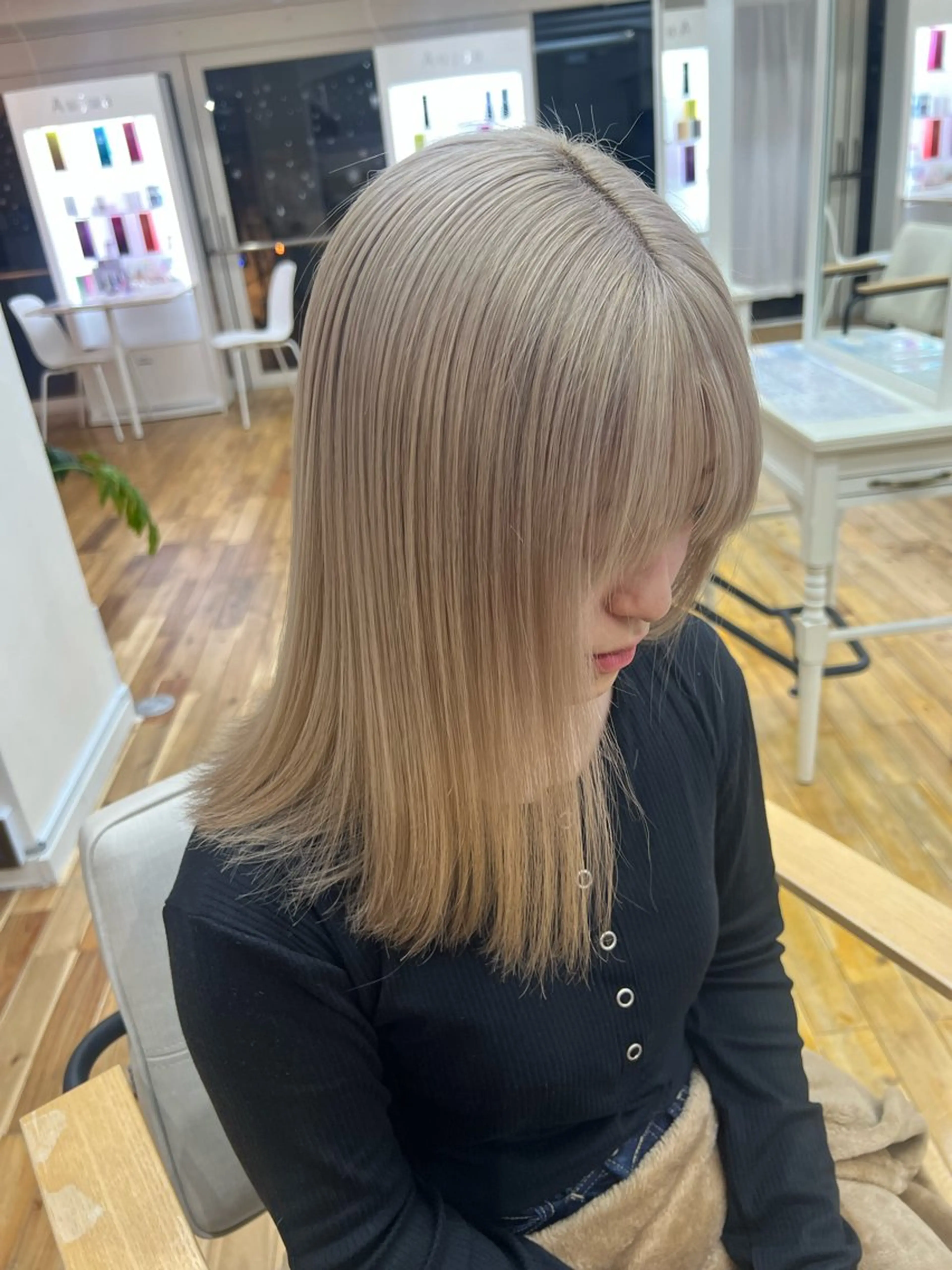 【🌍U24限定】ブリーチありダブルカラー＆Aujuaクイックトリートメント✨️✨️の写真