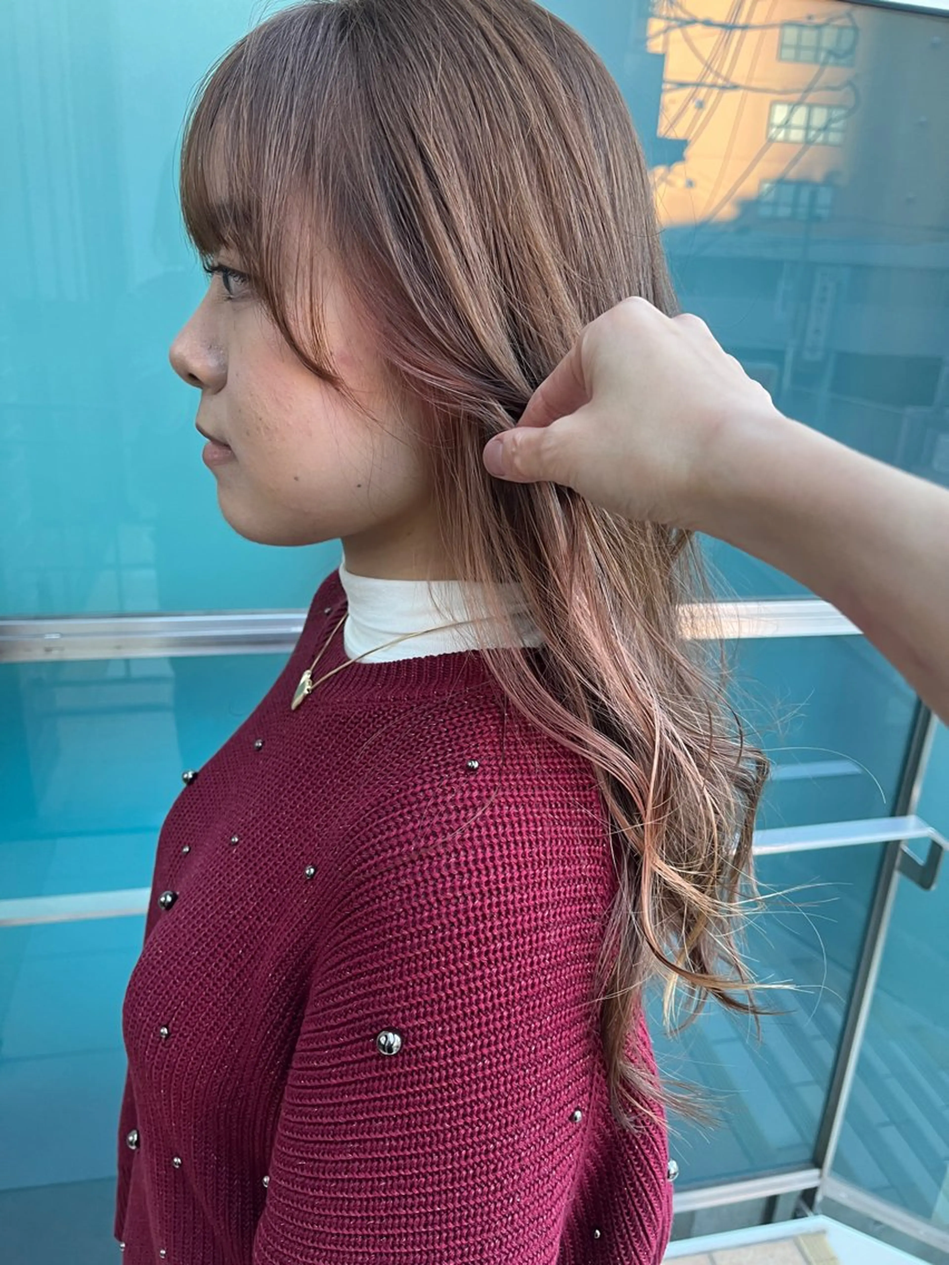 ロング カラー カット ヘアカラー ヘアセット times salon名駅所属・久木原 ゆりのヘアスタイル