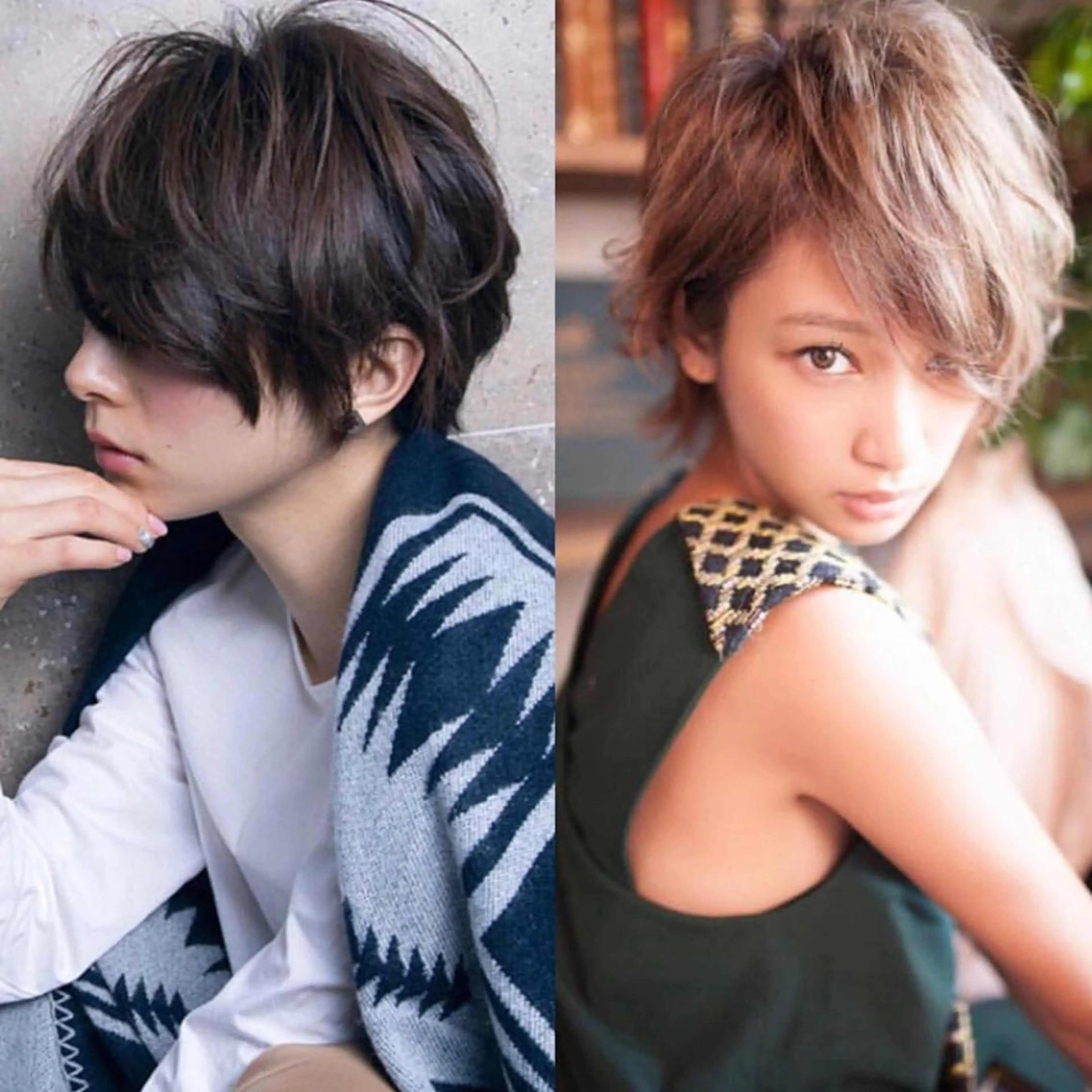 ショート 似合わせカット ショートヘア カット ヘアカラー 髪質改善くすみカラー 🍀/石川大輔のヘアスタイル