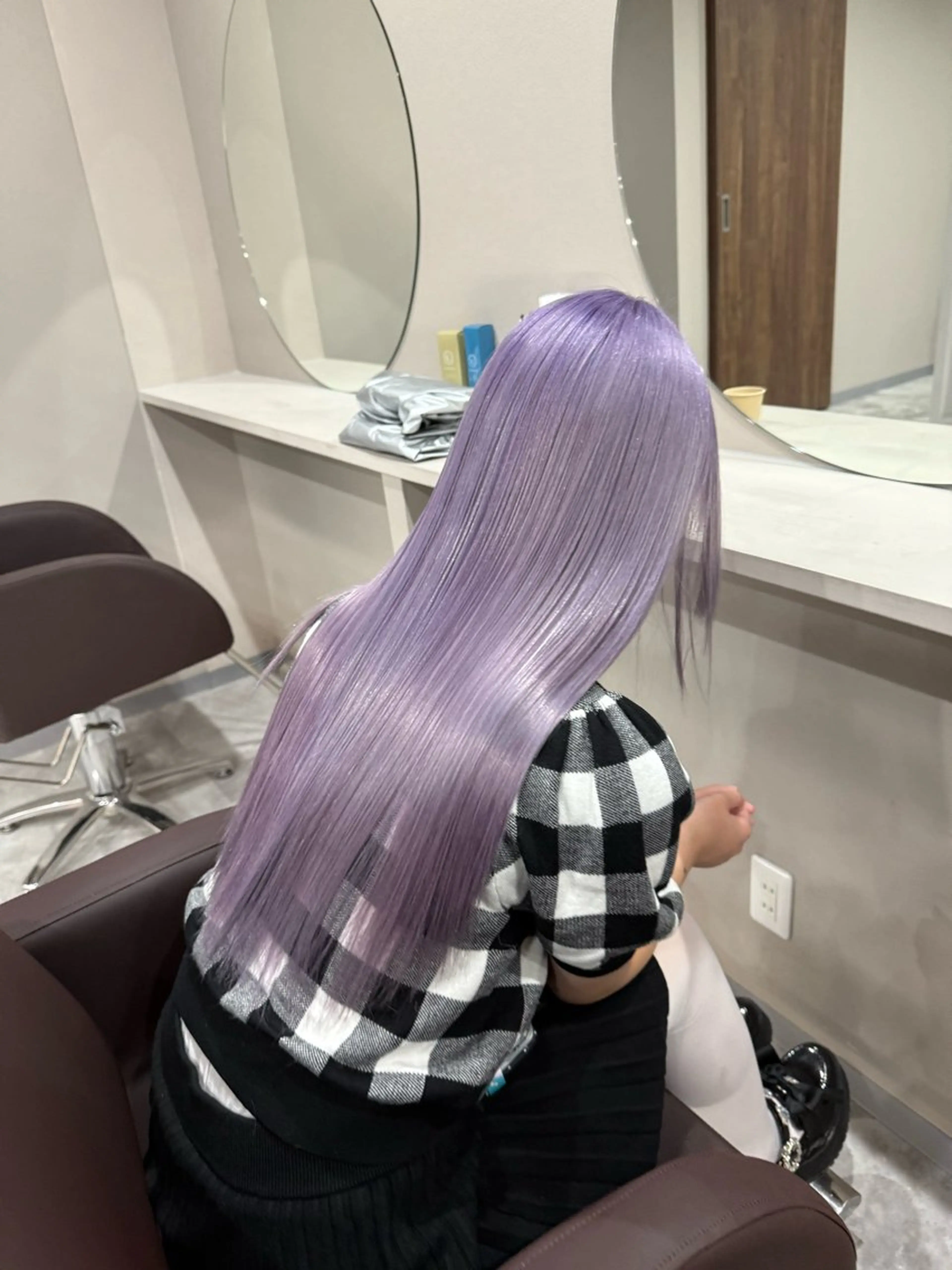 ロング カラー mimiiy梅田 中崎町ハイトーンのヘアスタイル