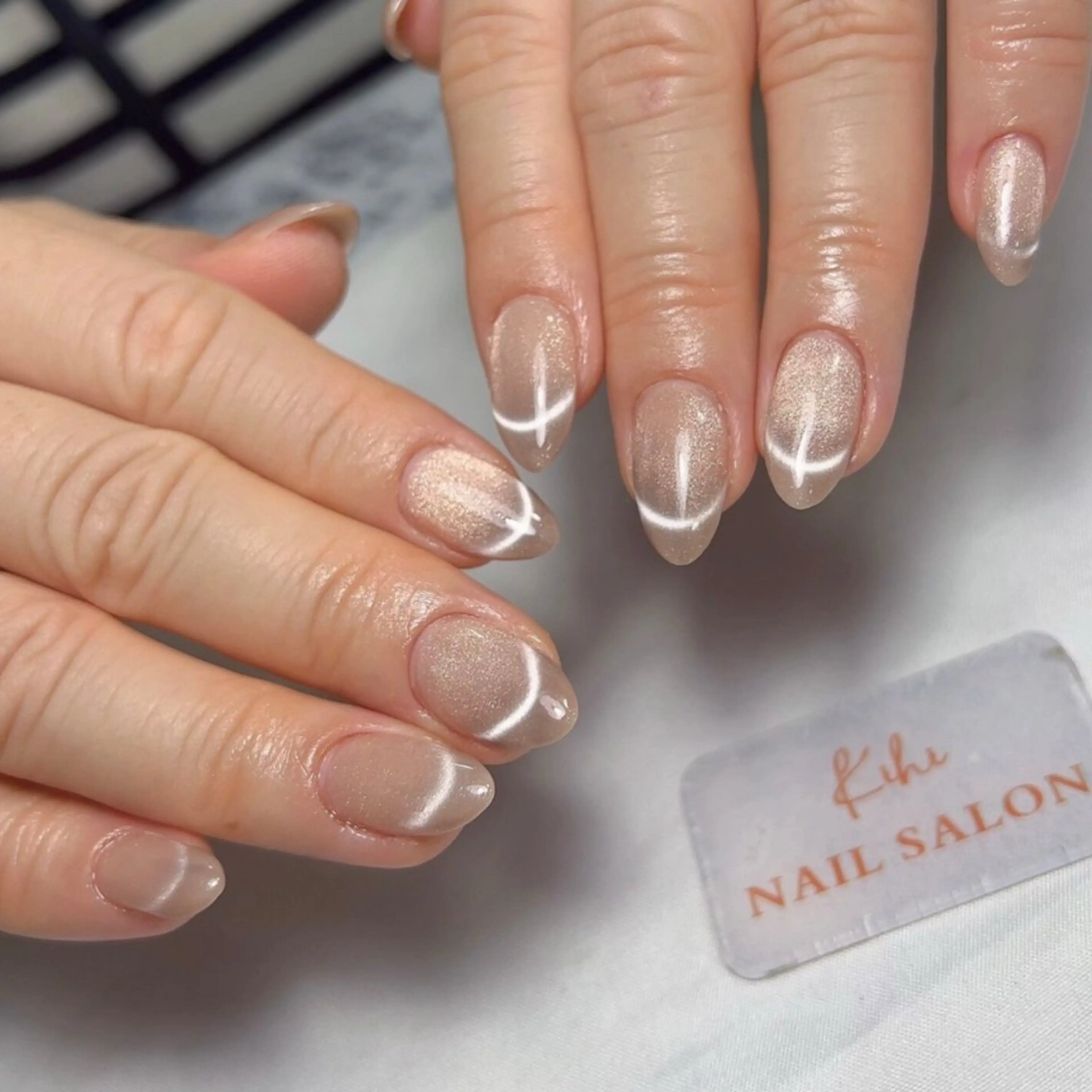 ネイル アートネイル フレンチネイル ジェルネイル グラデーション 韓国ネイル ハンドネイル 久保田 マリコのネイルデザイン