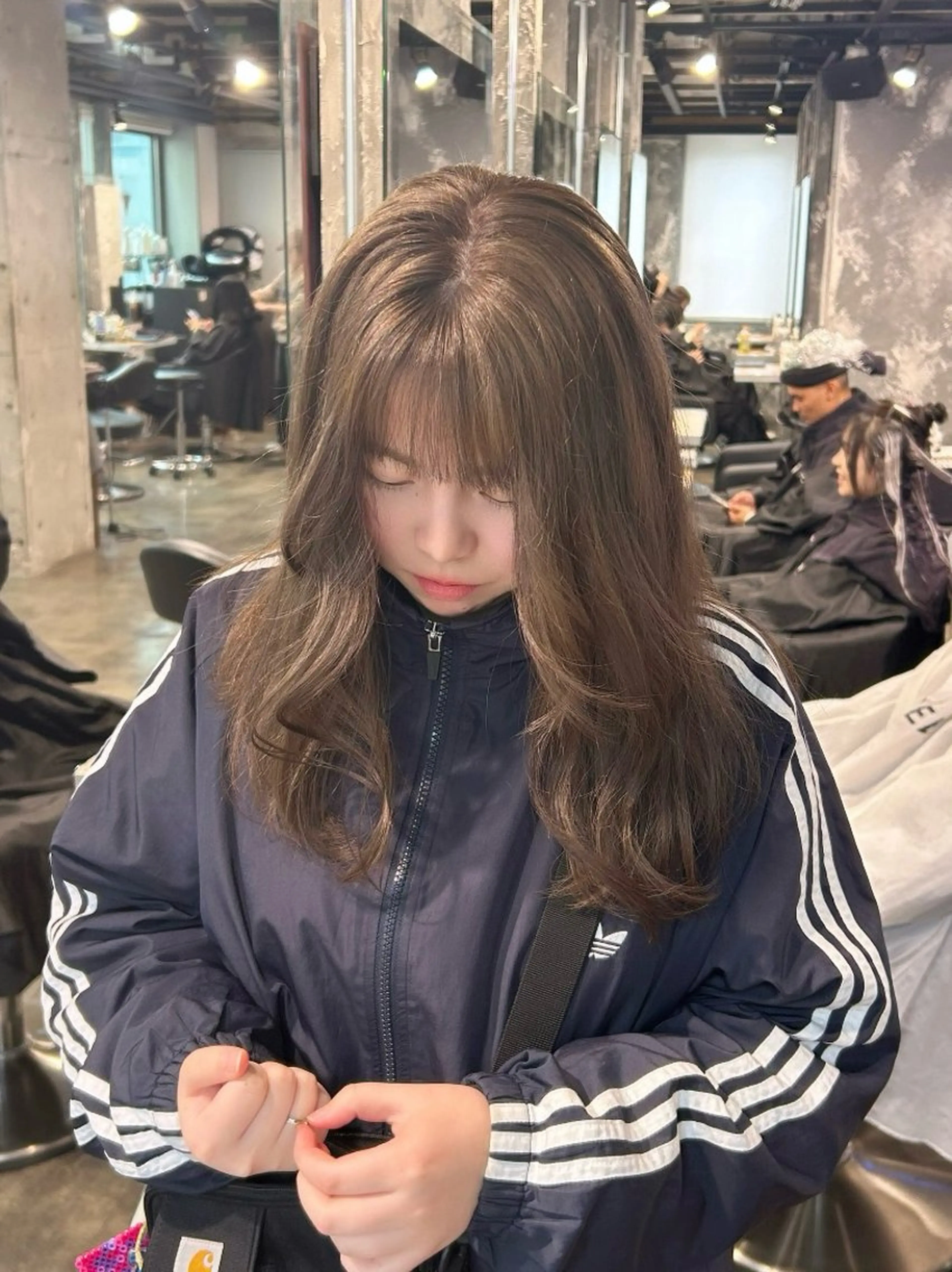 ロング カラー IS所属・横浜美容室/透明感 カラー/レイヤーのヘアスタイル