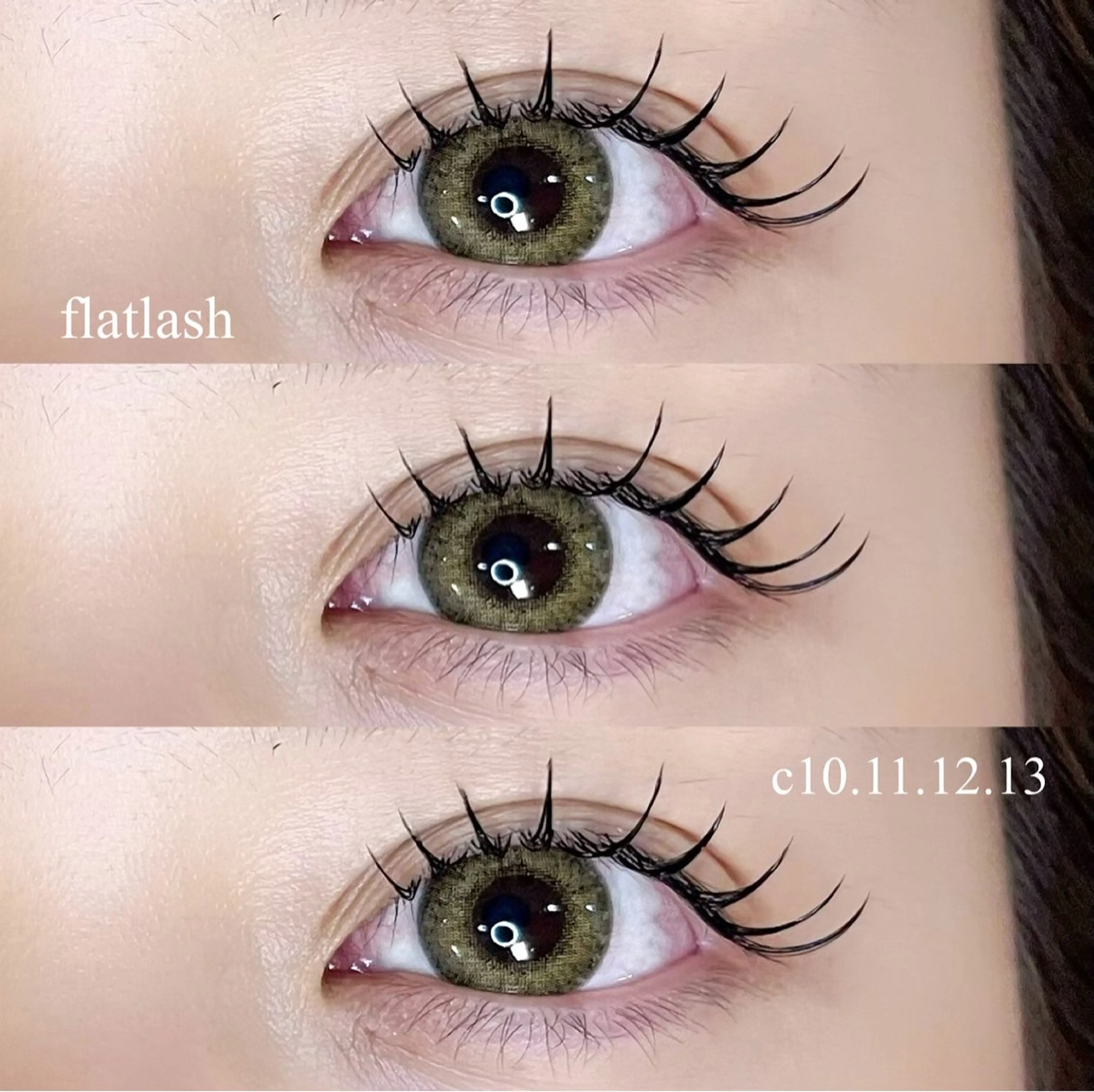 マツエク・マツパ フラットラッシュ olivia 清水 ☽ ⋆゜のマツエク・マツパデザイン