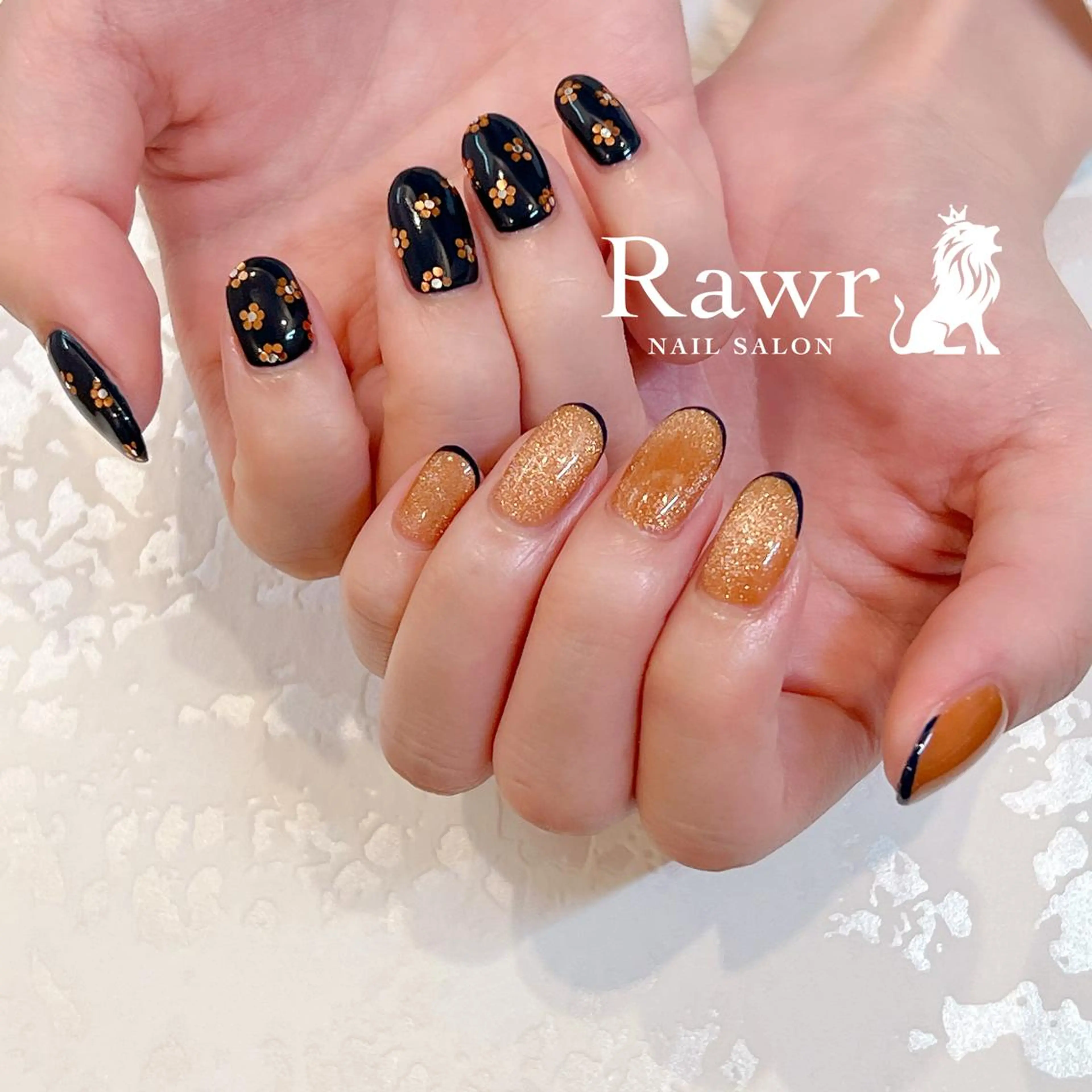 ネイル ハンドネイル Rawr / saoriのネイルデザイン