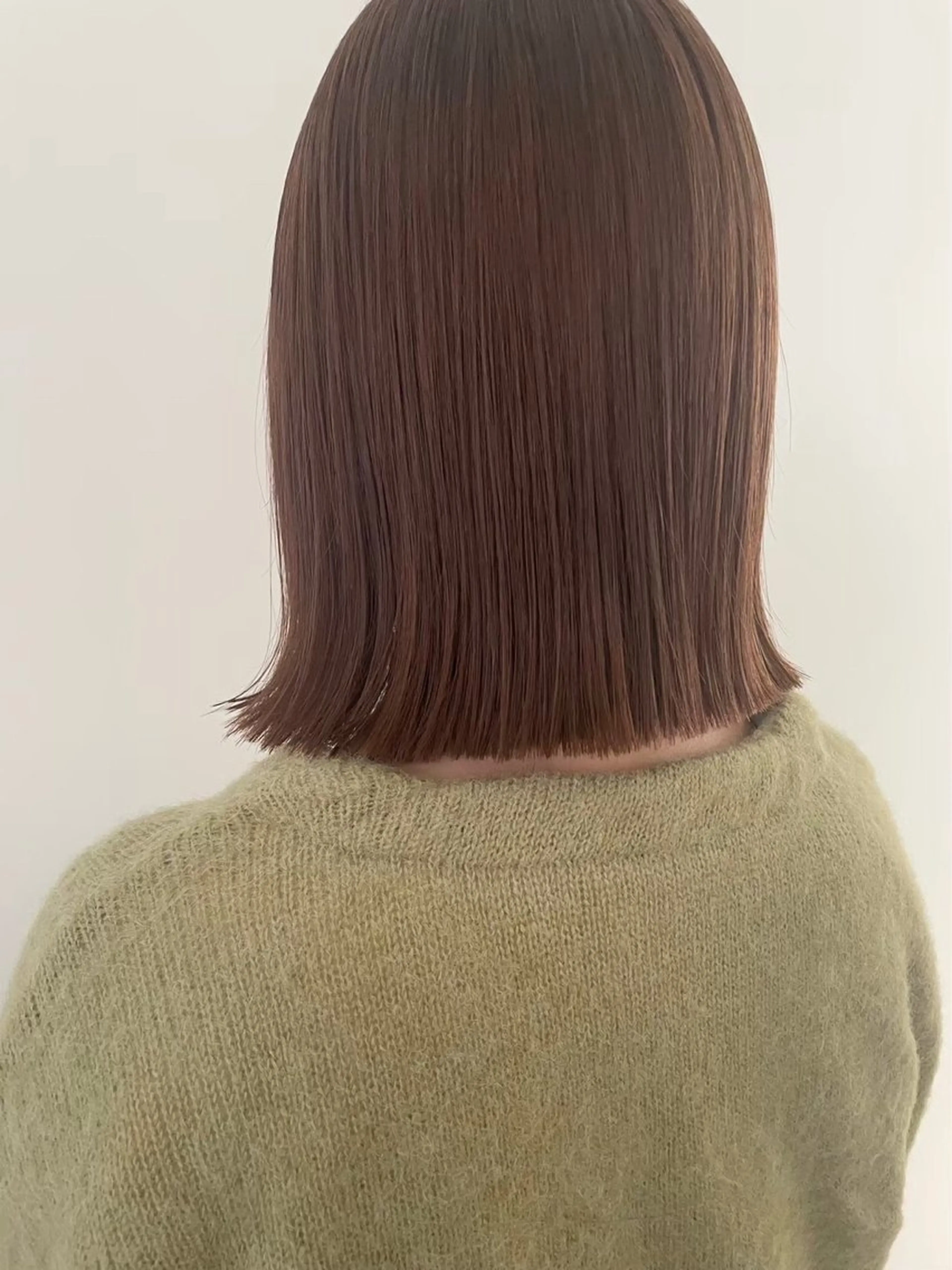 カラー ベージュカラー 🫒🫒ブリーチなし 艶カラー🫒ヤマシロのヘアスタイル