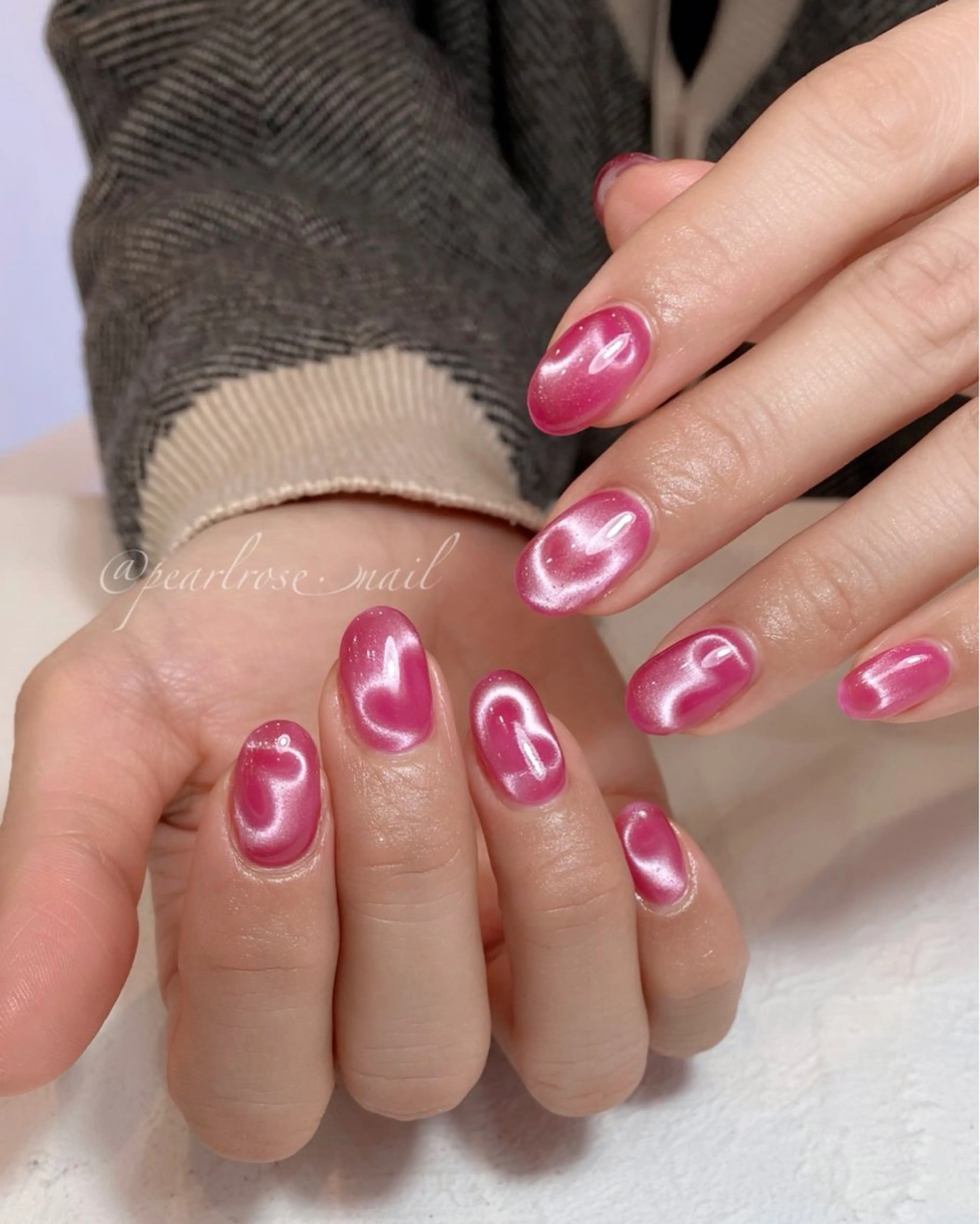 ネイル ハート マグネットネイル ハンドネイル Beauty salon Ryu・ange所属・RyuAnge リュアンジュのその他イメージ