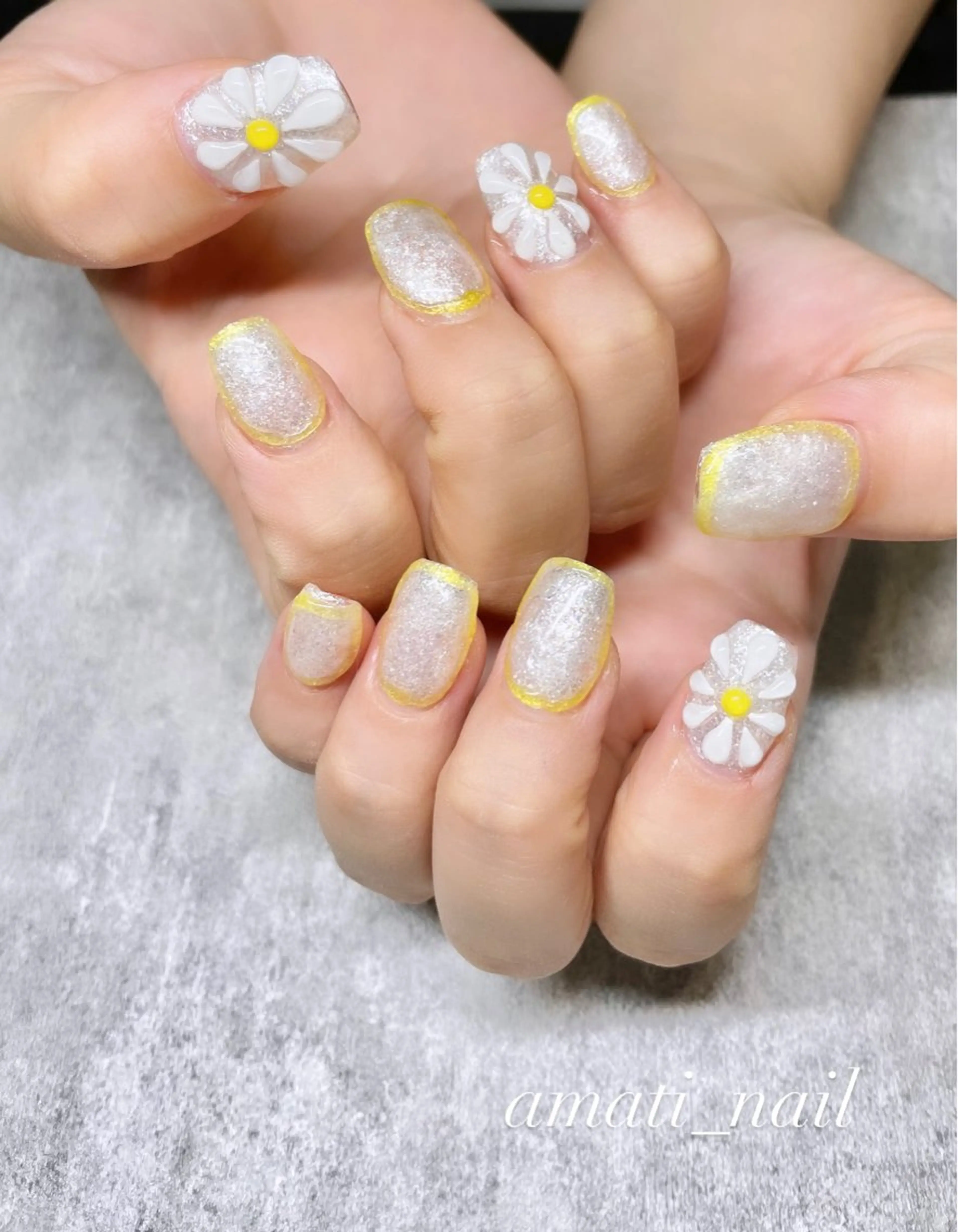 ネイル フラワーネイル フットネイル ジェルネイル マグネットネイル ミラーネイル ハンドネイル amati_nail TAKAKOのネイルデザイン