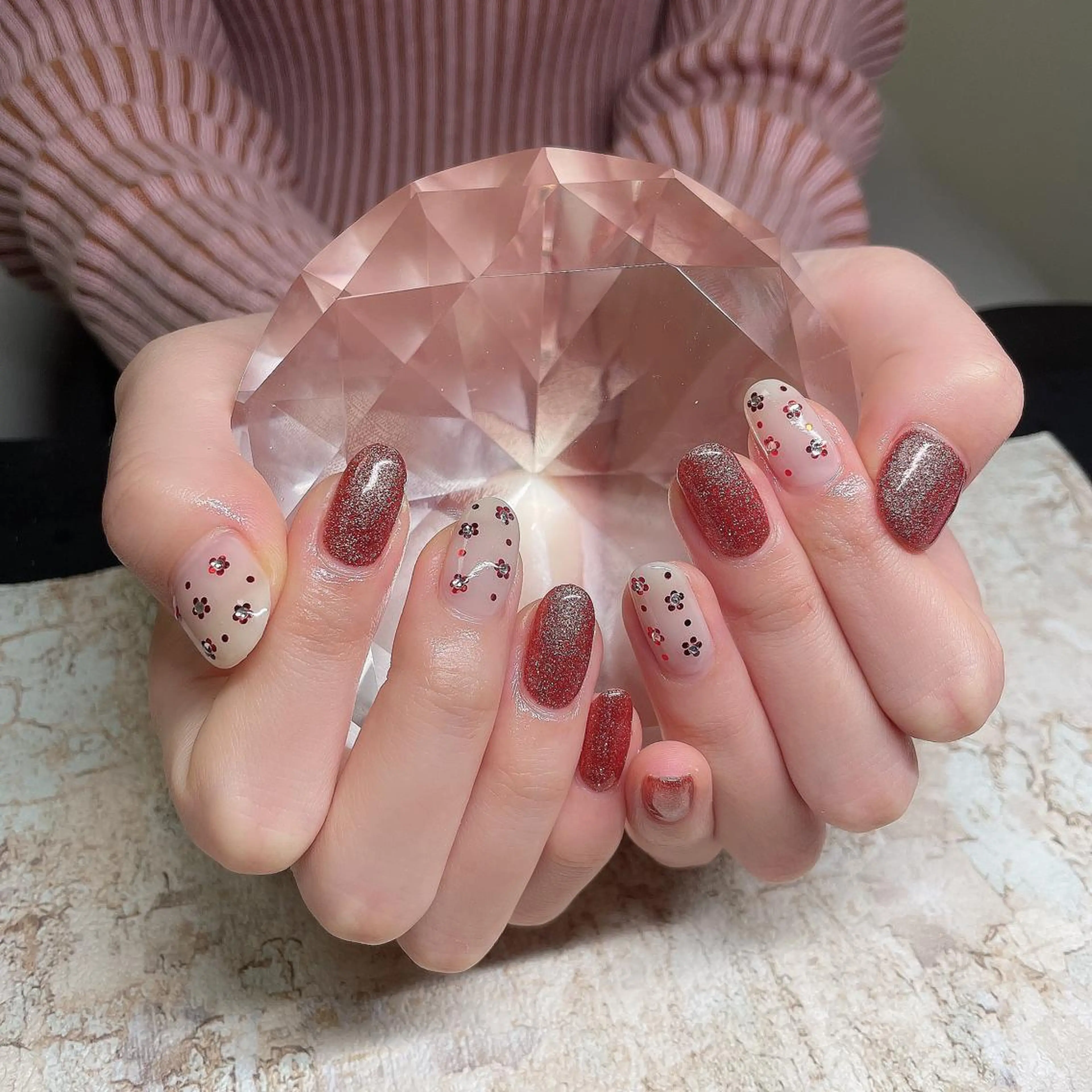 ネイル アートネイル フレンチネイル ジェルネイル グラデーション 韓国ネイル Nail room Bimano所属・Bimano seica♡+°のネイルデザイン