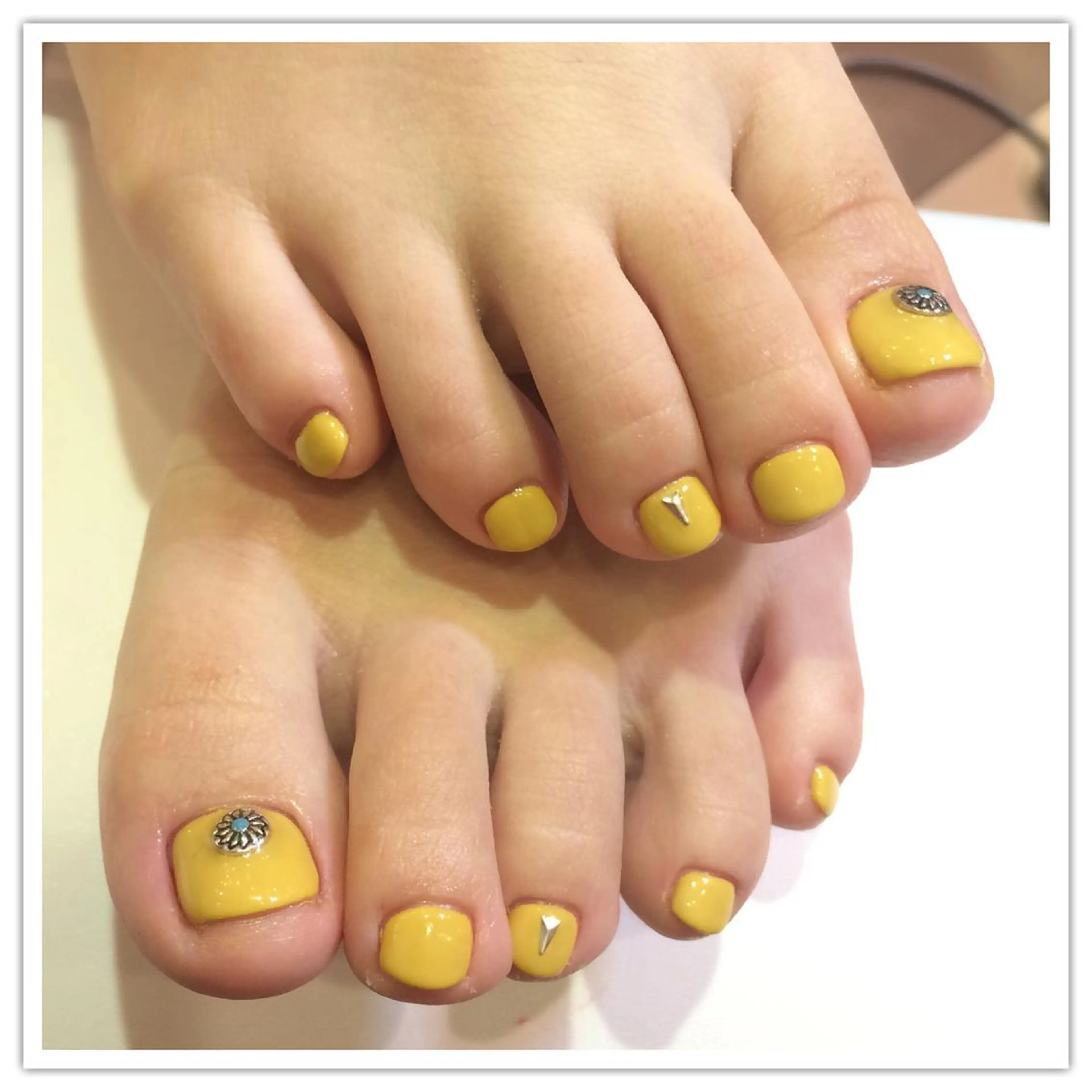 ご新規様パラジェルフットワンカラーの写真