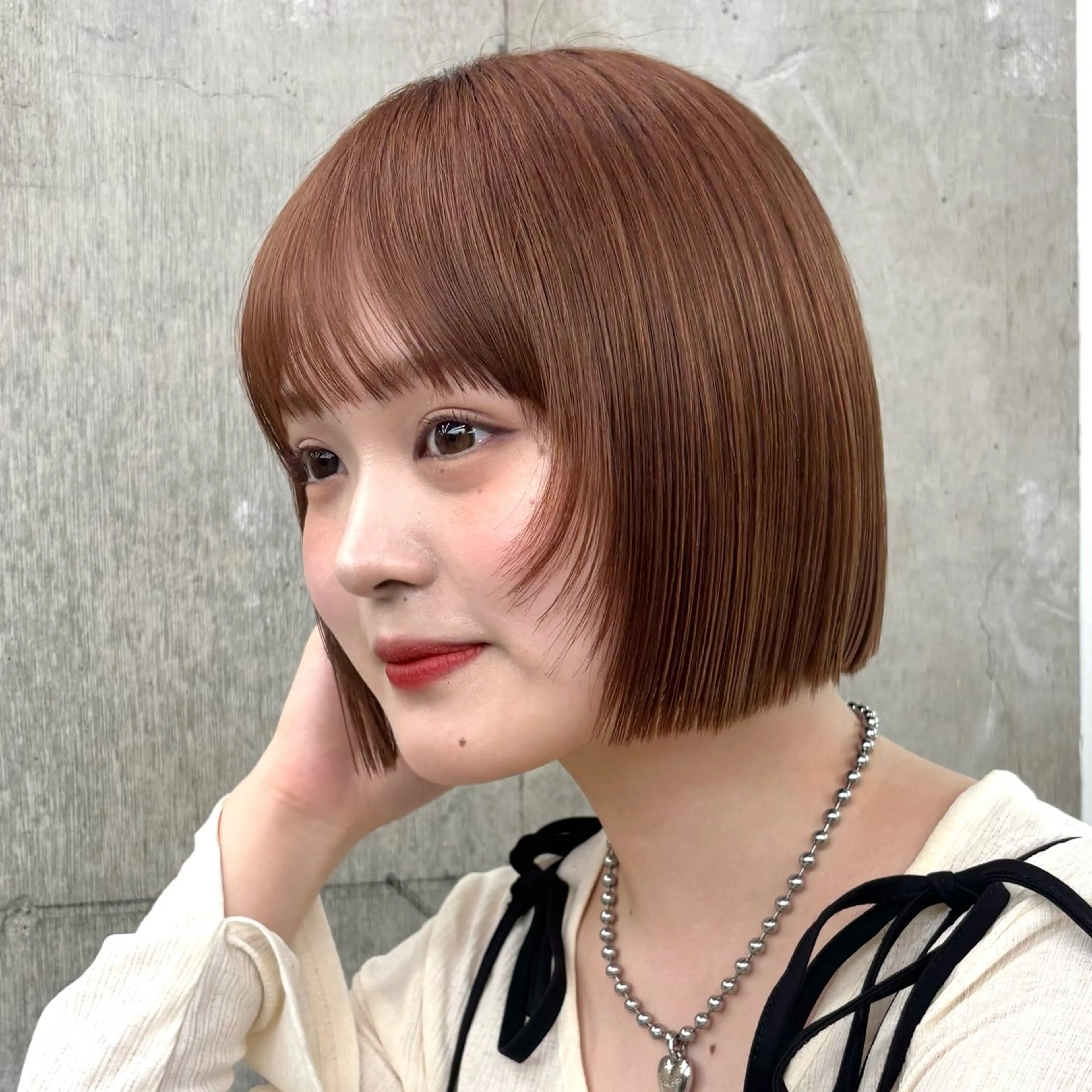 ✨ツヤ髪✨🧡暖色カラー🧡➕🫧髪質改善TOKIO トリートメント🫧の写真