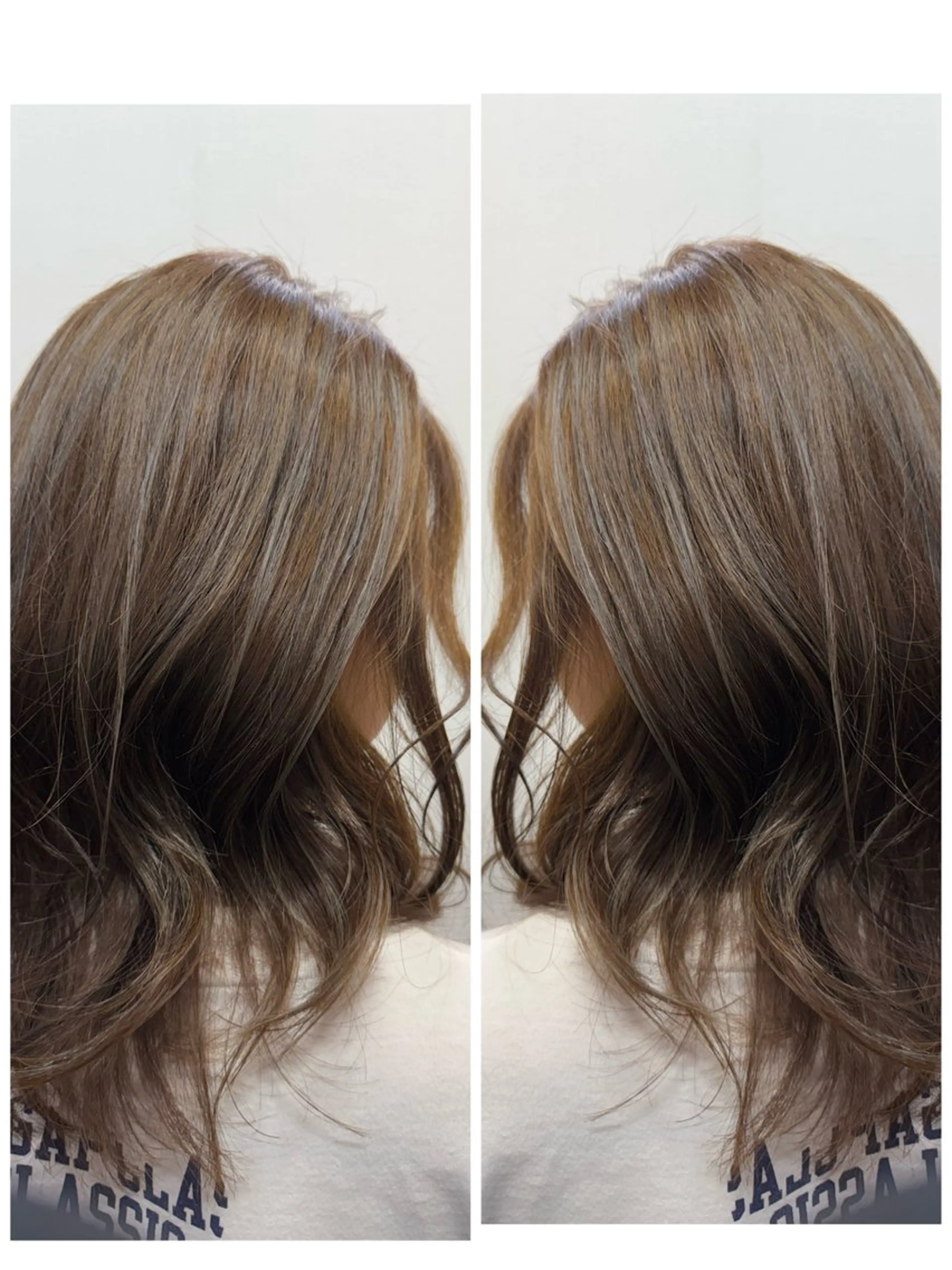 セミロング カラー 艶カラー🕊️ ✴︎Yukari✴︎のヘアスタイル