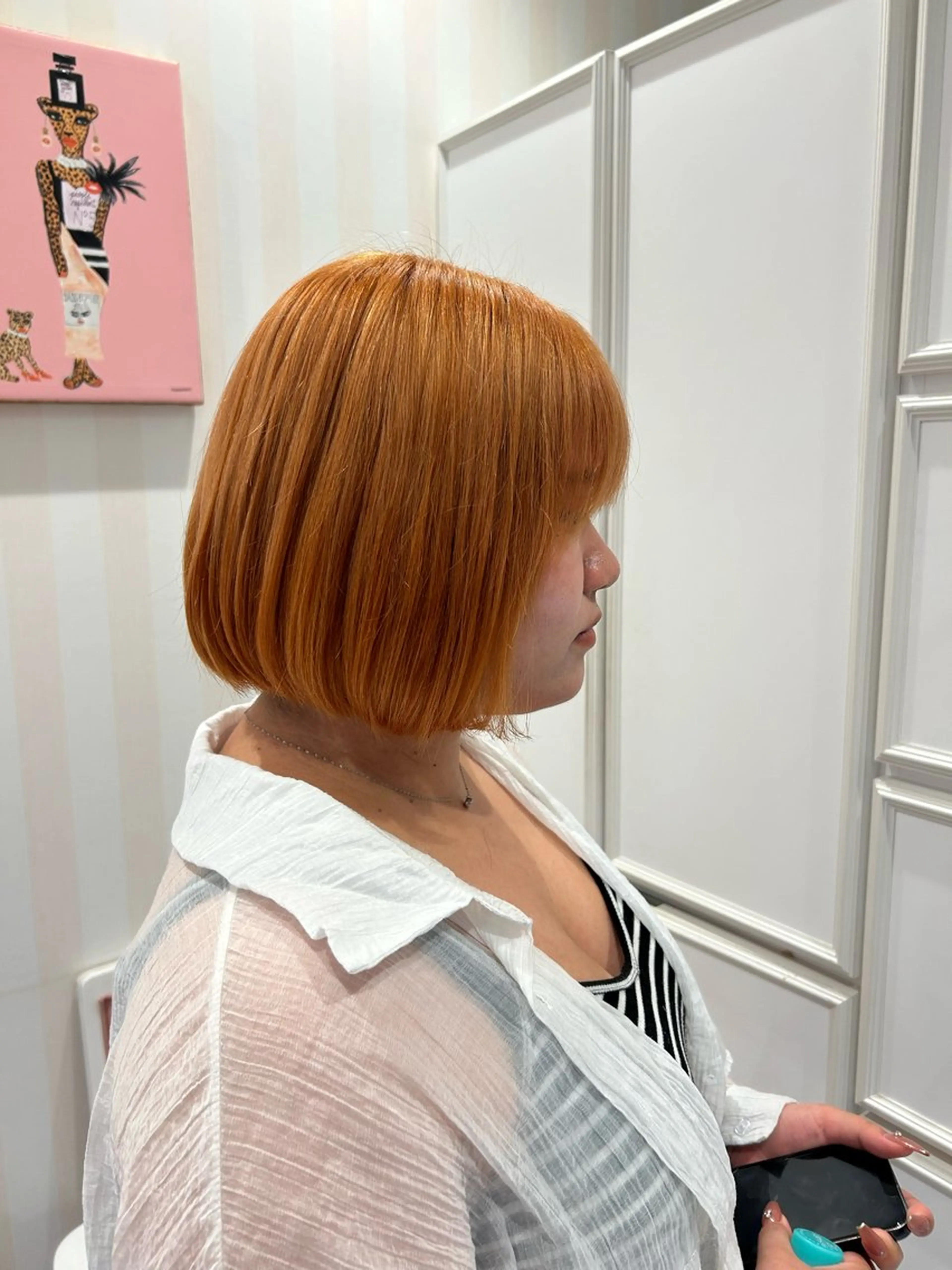 ショート カラー Via 京都烏丸所属・ブロンド/ハイトーン /レイヤー/りなのヘアスタイル
