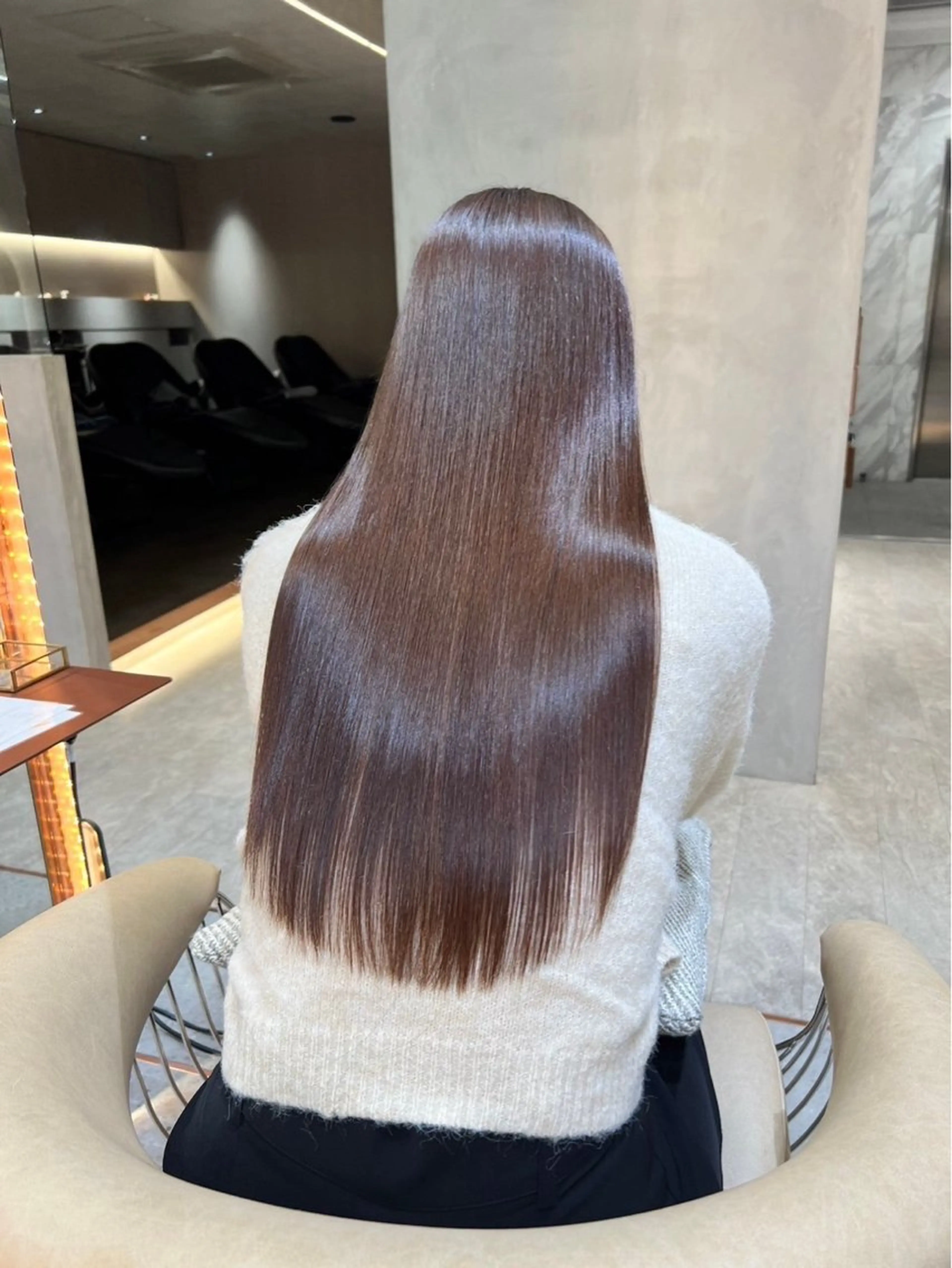 ロング カラー パーマ カット 縮毛矯正 トリートメント 髪質改善　ANFINI 仙台所属・仙台Ｉ韓国レイヤー Ｉ髪質改善Ｉ伊藤拓海のヘアスタイル