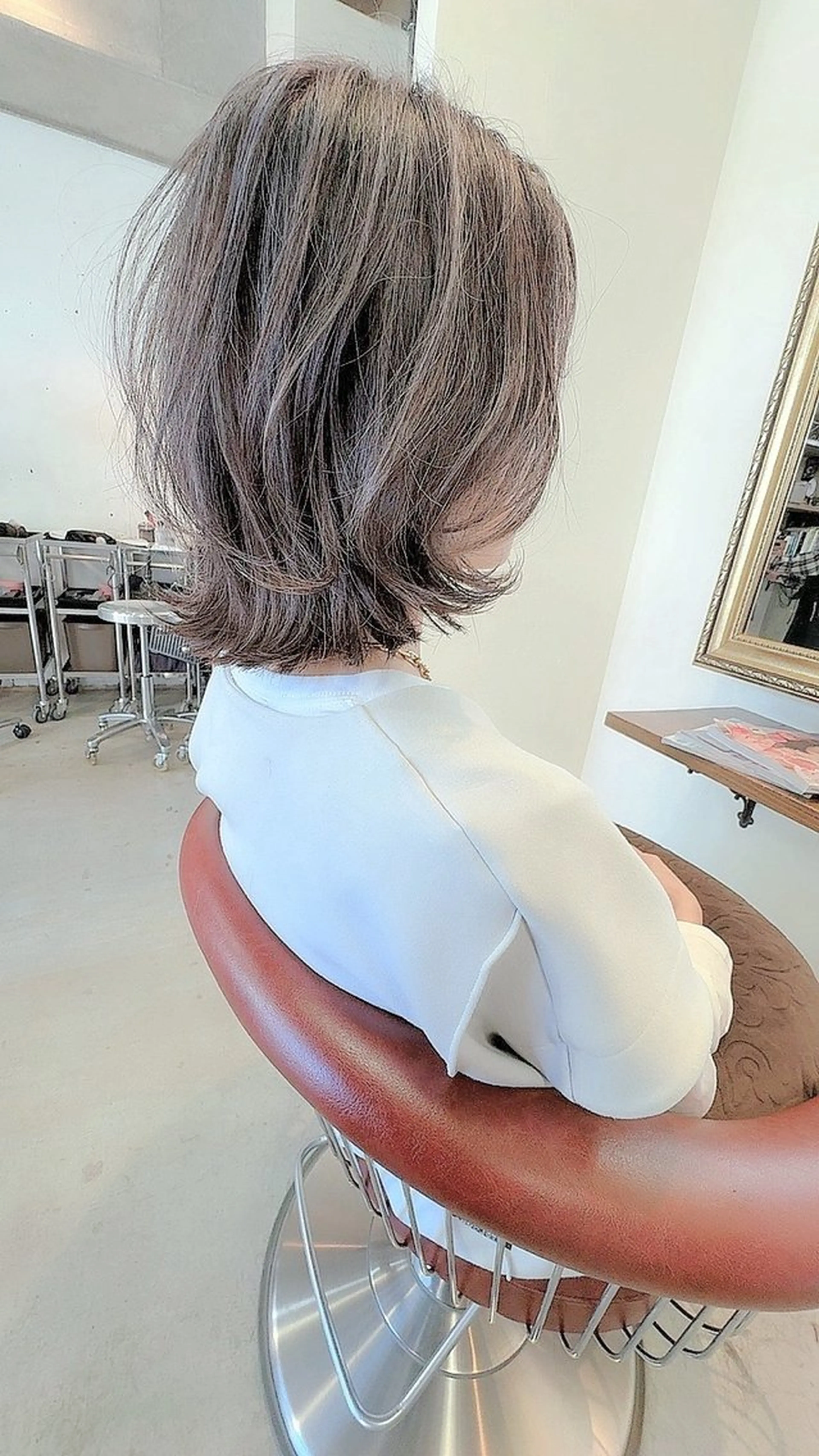 ミディアム カラー パーマ オーナースタイリスト 佐藤のヘアスタイル