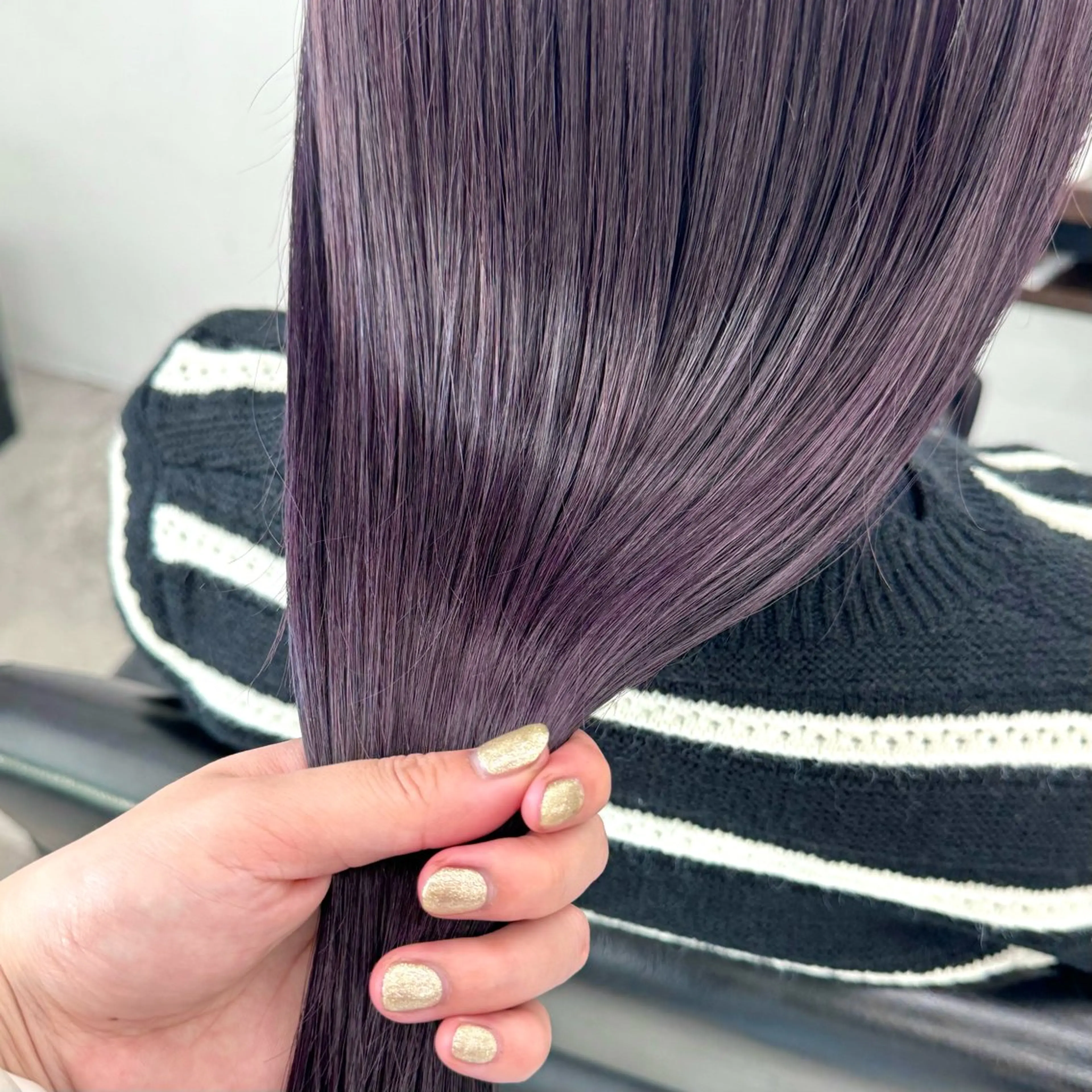 ミディアム カラー ヘアアレンジ 暖色ダブルカラーボブ レイヤー🌈AINAのヘアスタイル