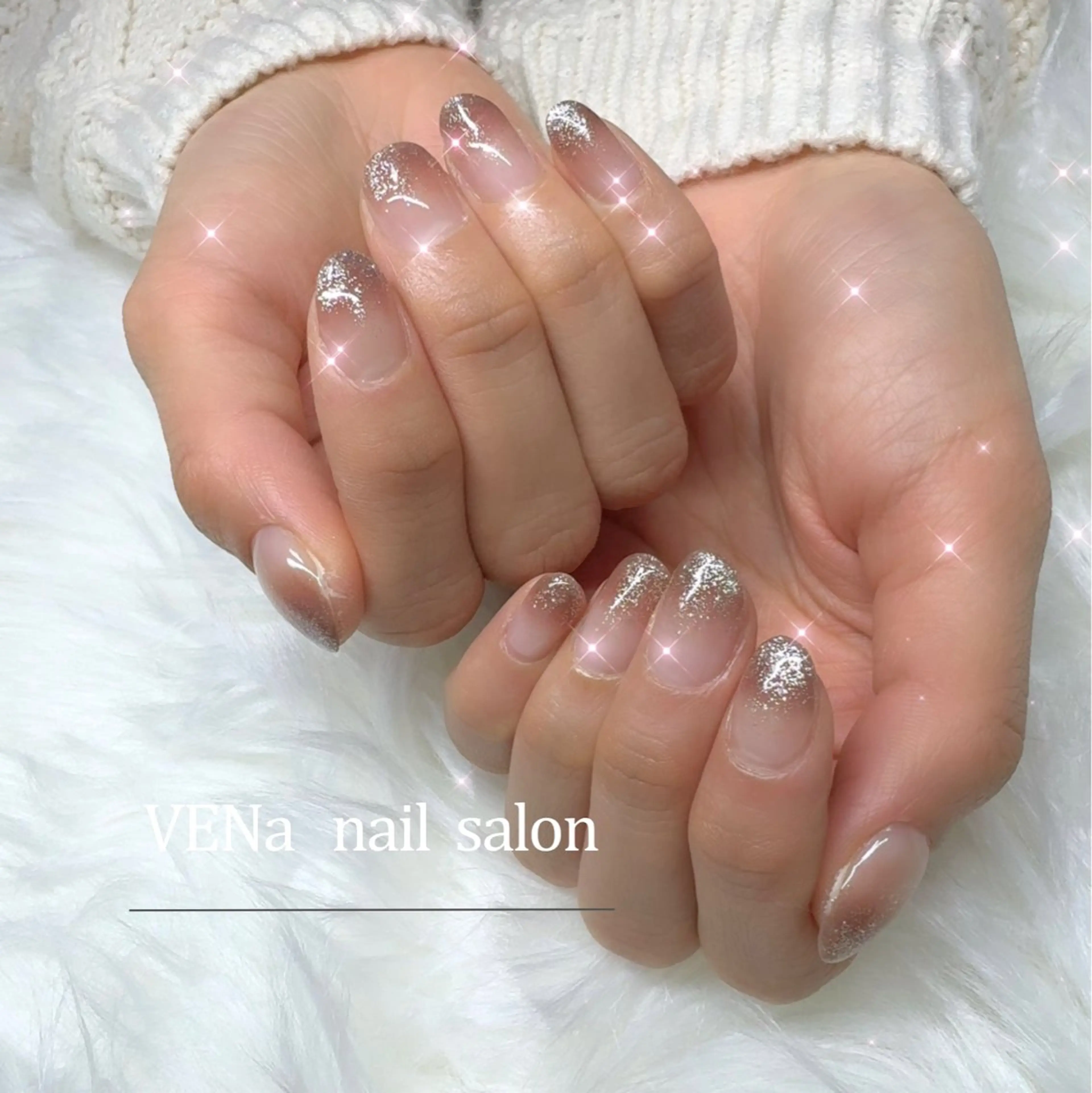 ネイル グラデーション ラメ(グリッター) ラメグラデーション VENa eye＆ nail salonのネイルデザイン